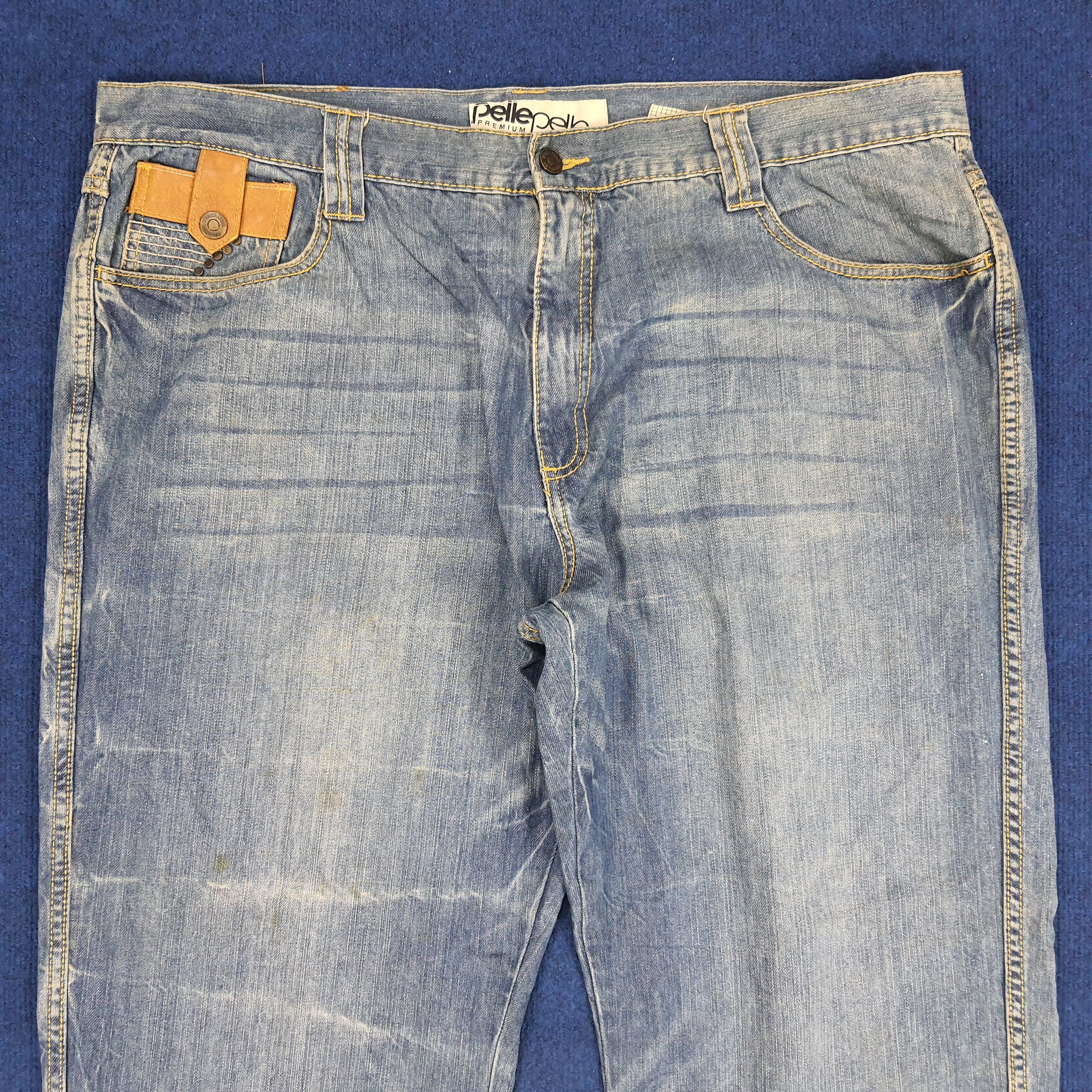 Pelle Pelle × Vintage Vintage Pelle Pelle Us Urban Fashion Design Jeans Size US 42 / EU 58 - 6 Thumbnail