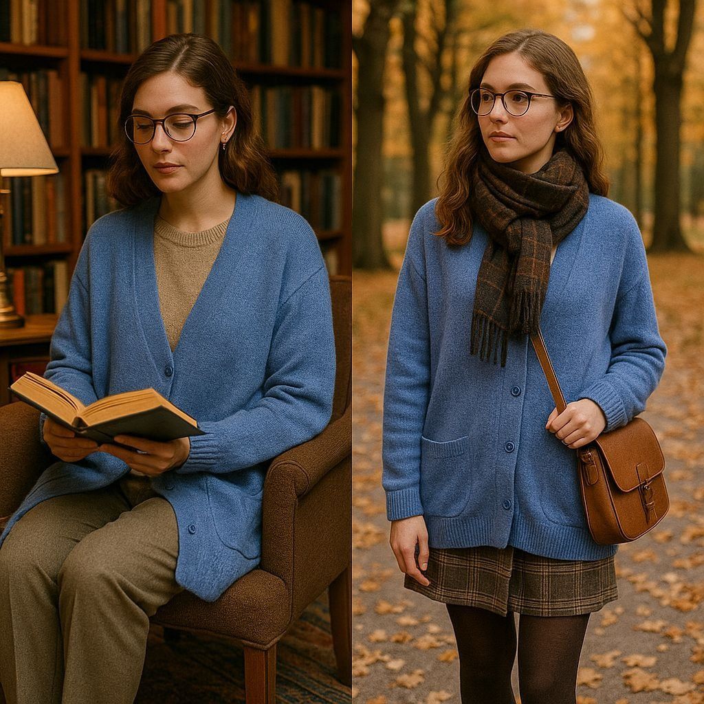 Eileen Fisher VTG Eileen Fisher Organic Linen Cotton Blue Cardigan 1X Coas Size XL / US 12-14 / IT 48-50 - 1 Thumbnail