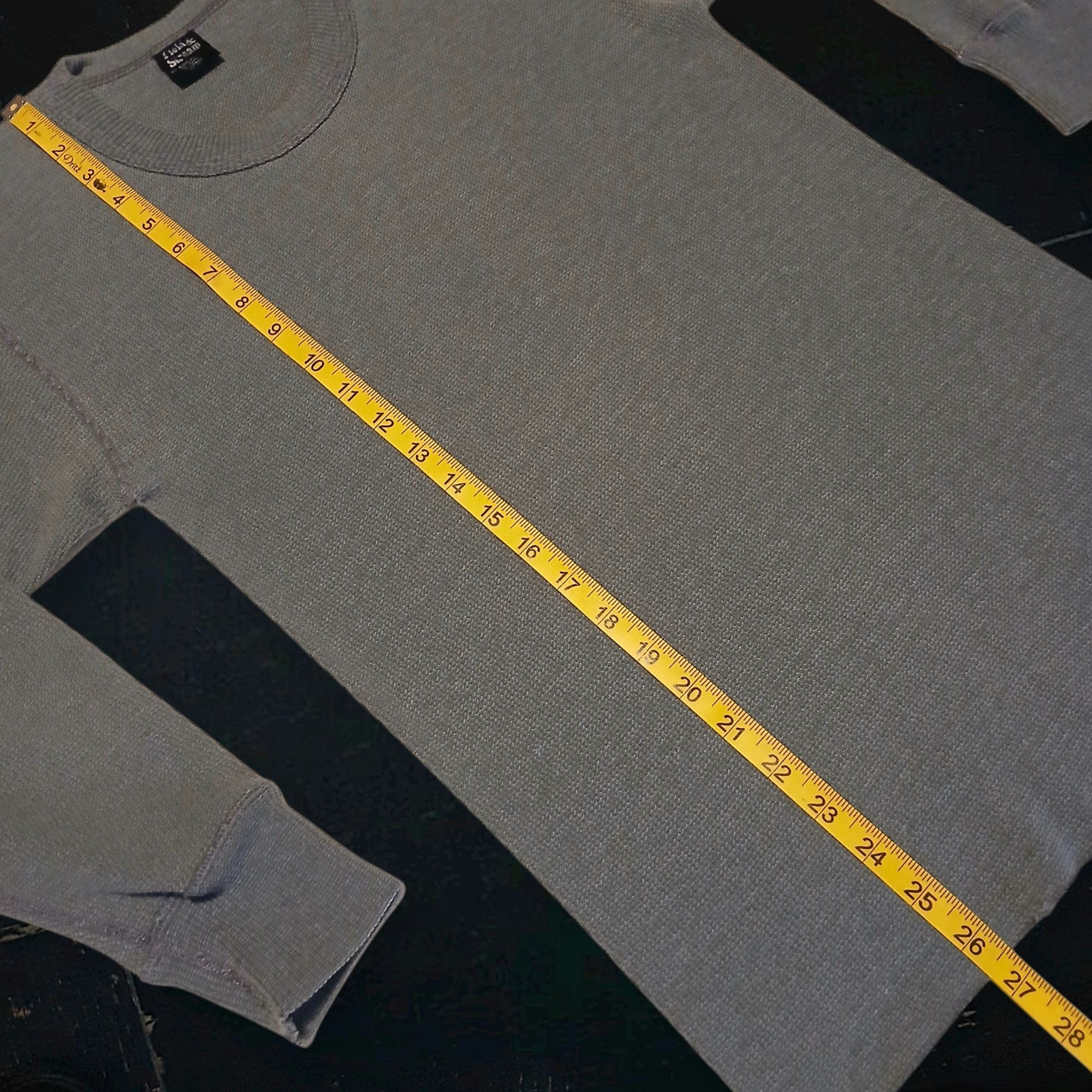 Field & Stream Vtg 70s 80s Field & Stream Grey Waffle Raschel Knit Thermal Size US S / EU 44-46 / 1 - 6 Thumbnail