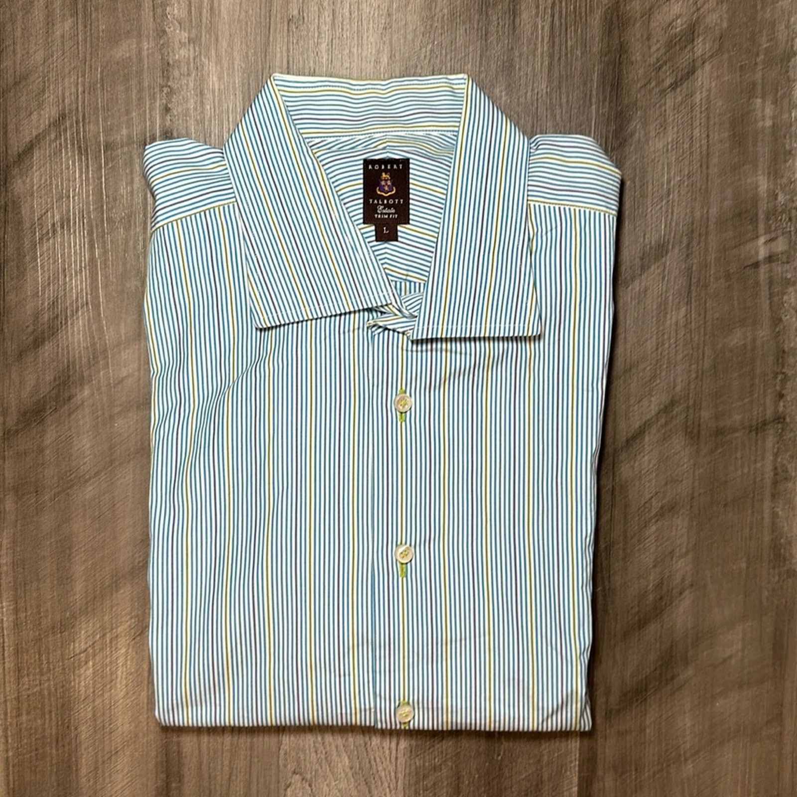 Robert Talbott Robert Talbott Estate Trim Fit Long Sleeve - Large Size US L / EU 52-54 / 3 - 1 Thumbnail