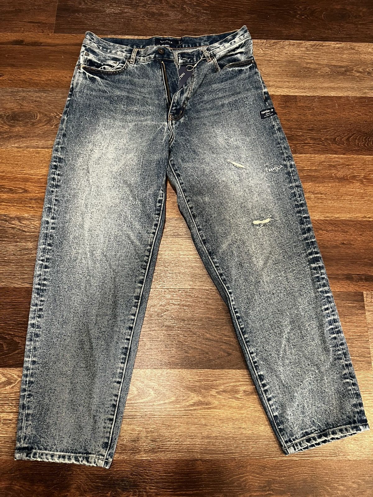 Nautica Nautica JP Jeans Bleach Washed 5 Pocket Denim Size US 36 / EU 52 - 1 Thumbnail
