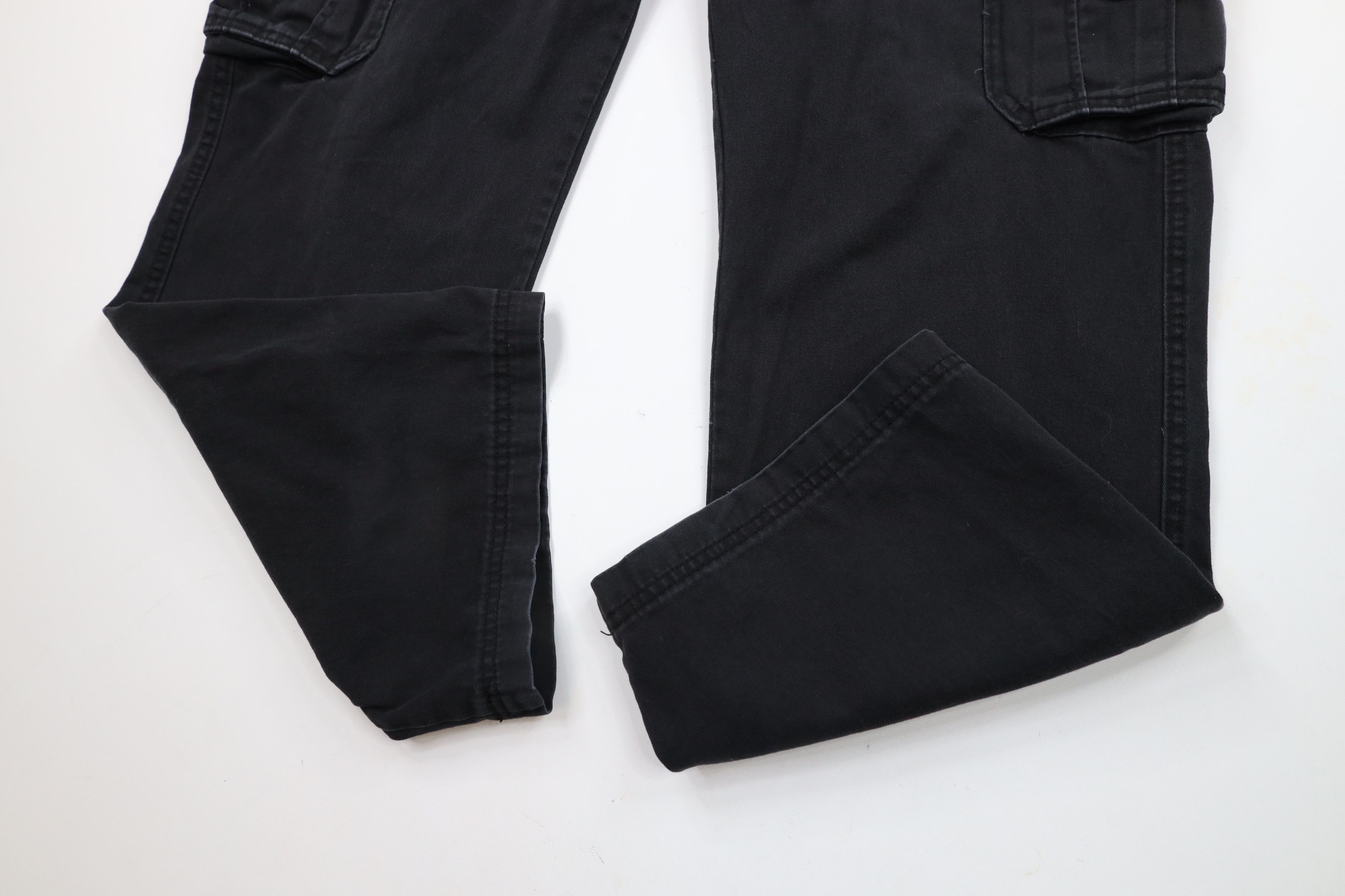 Vintage Vintage 90s Streetwear Baggy Fit Wide Leg Cargo Pants Black Size US 36 / EU 52 - 5 Thumbnail