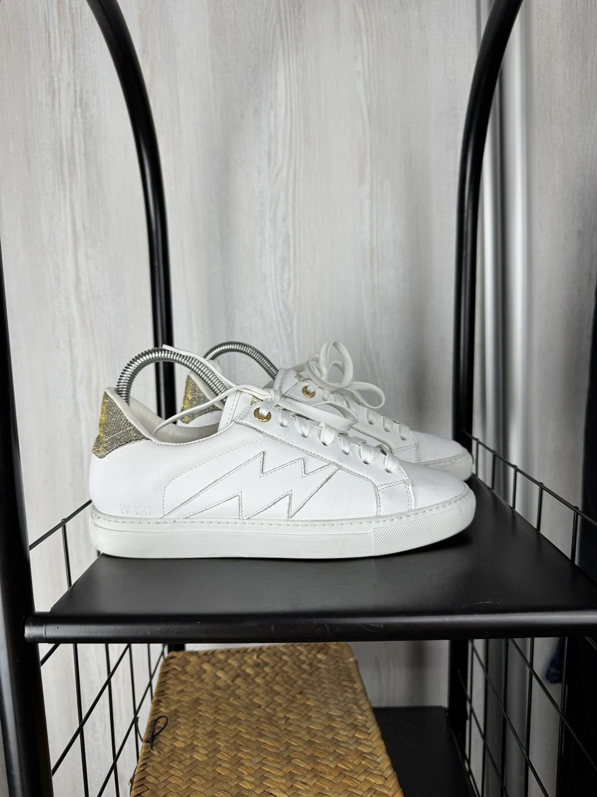 Zadig & Voltaire Zadig & Voltaire ZV 1747 Flash White leather low sneakers 38 Size US 8 / IT 38 - 1 Thumbnail