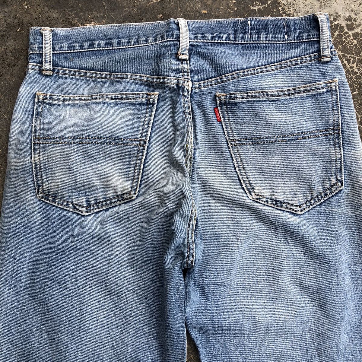 Big John × Vintage Vintage Big John Distressed Light Wash Jeans Denim Pants Size US 32 / EU 48 - 8 Thumbnail