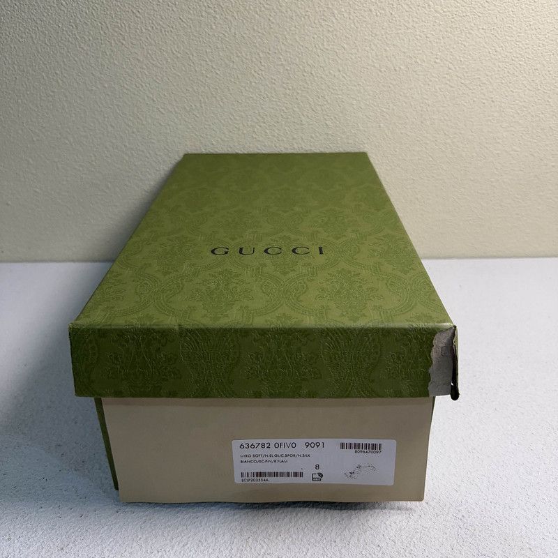 Gucci Gucci Ace Leather Stripe Low-Top Sneakers - Size US 8.5 / EU 41-42 - 5 Thumbnail