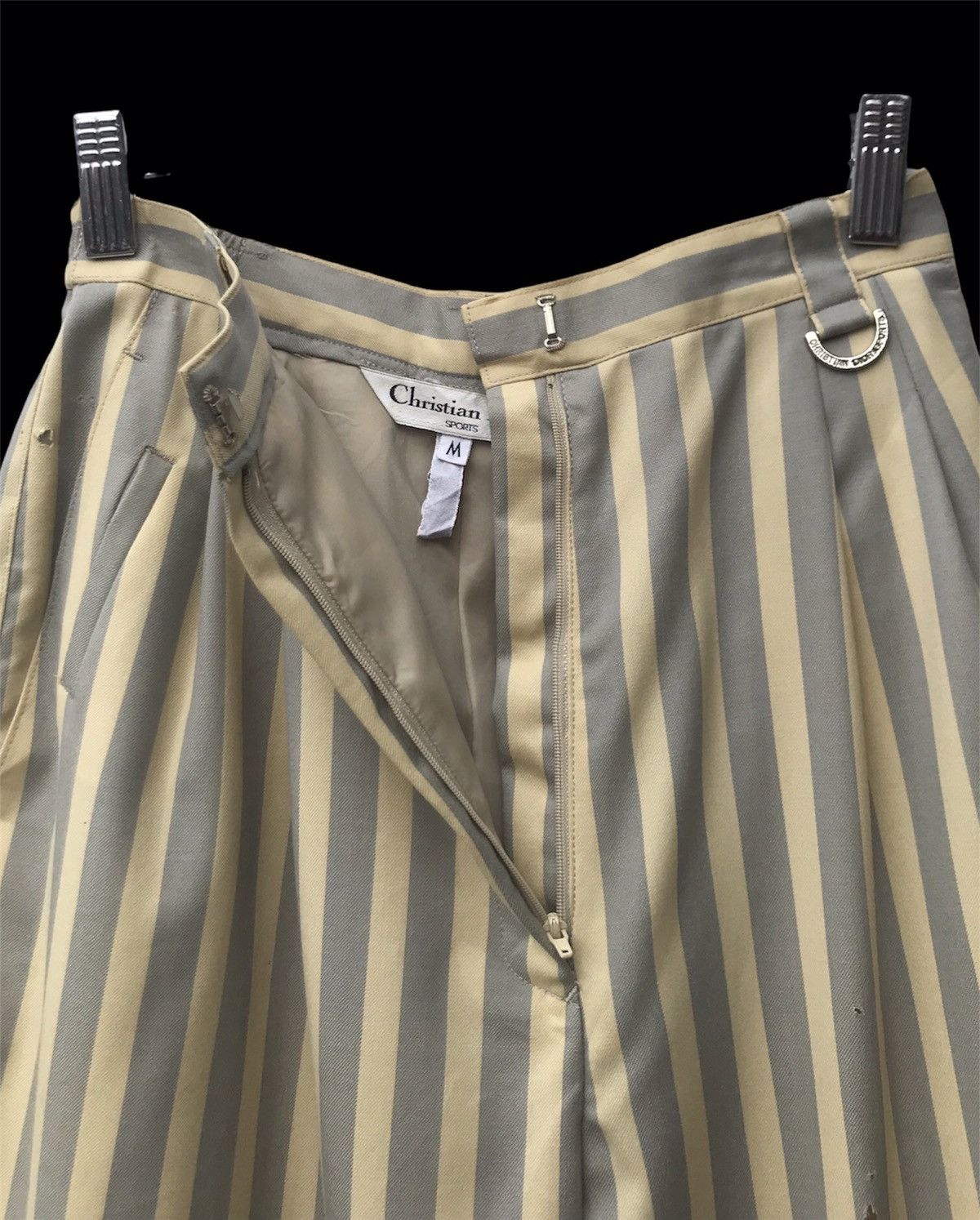 Christian Dior Monsieur Vintage Christian Dior Sports Striped Pants (Waist 23-26) Size 23" - 5 Thumbnail