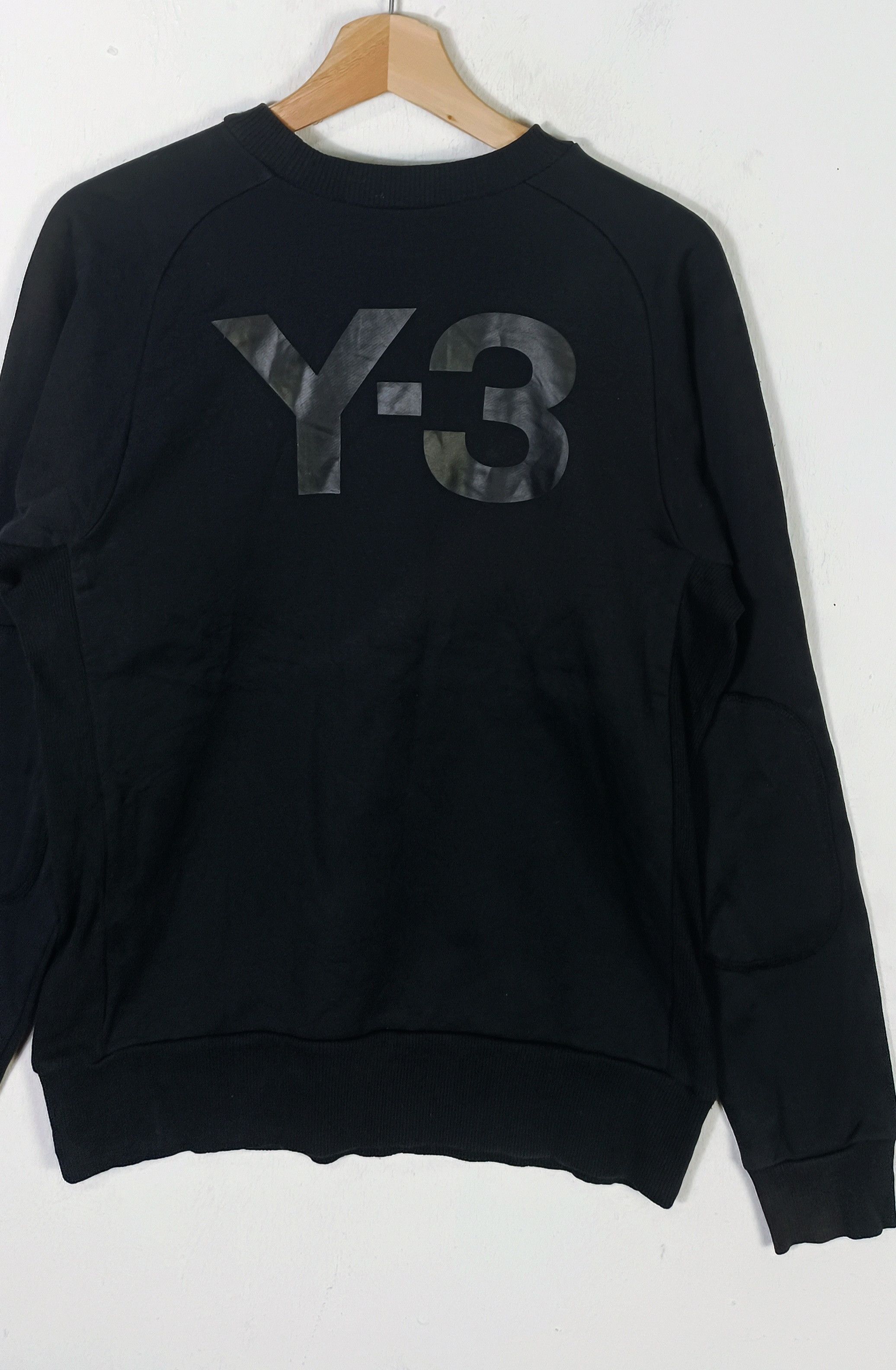 Yohji Yamamoto Yohji Yamamoto Adidas "Y3" Big Logo Sweatshirt Size US M / EU 48-50 / 2 - 3 Thumbnail
