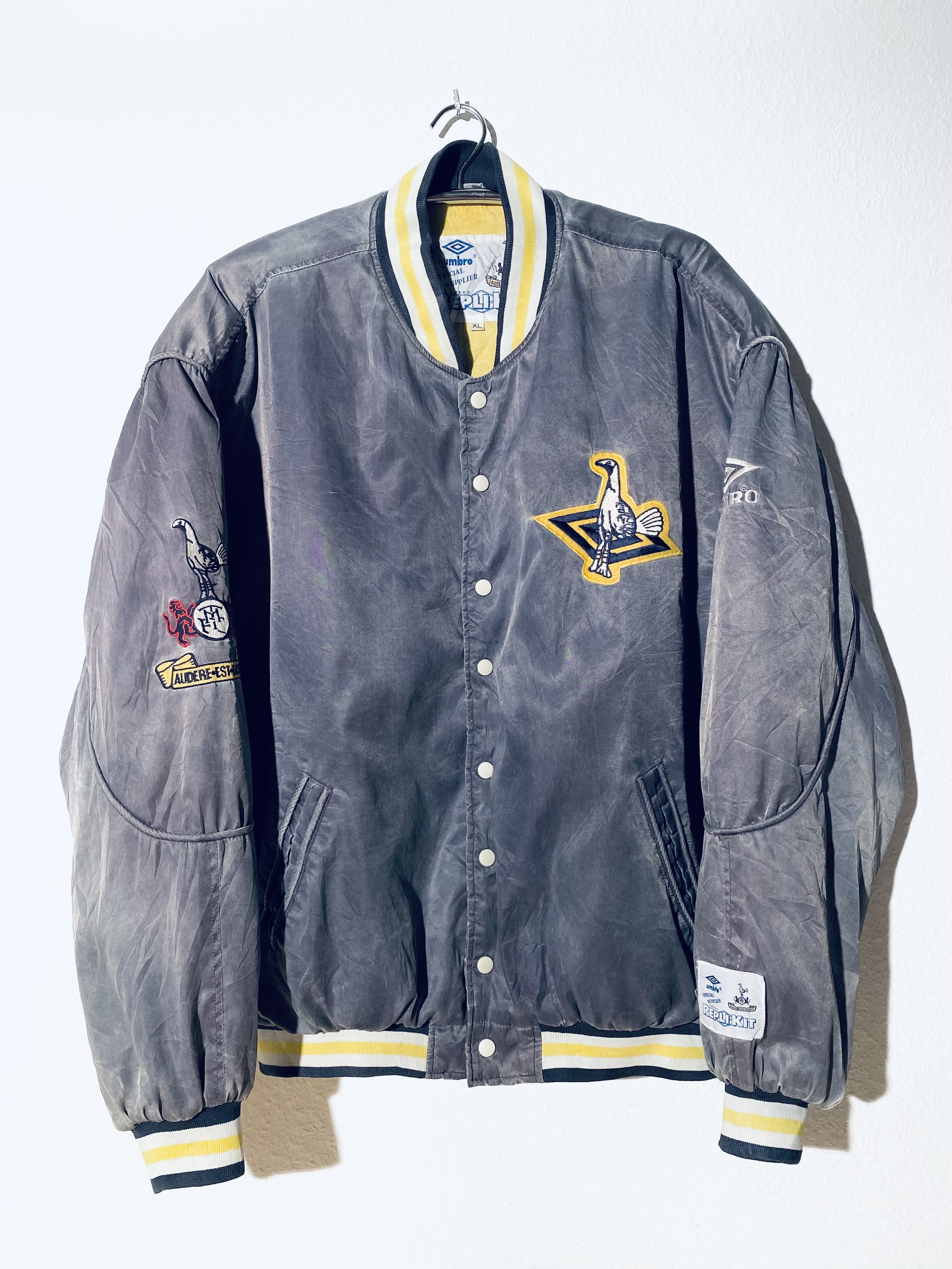 Umbro Tottenham Hotspur Bomber Jacket 1990 - 1992 Spurs Size US XL / EU 56 / 4 - 2 Thumbnail