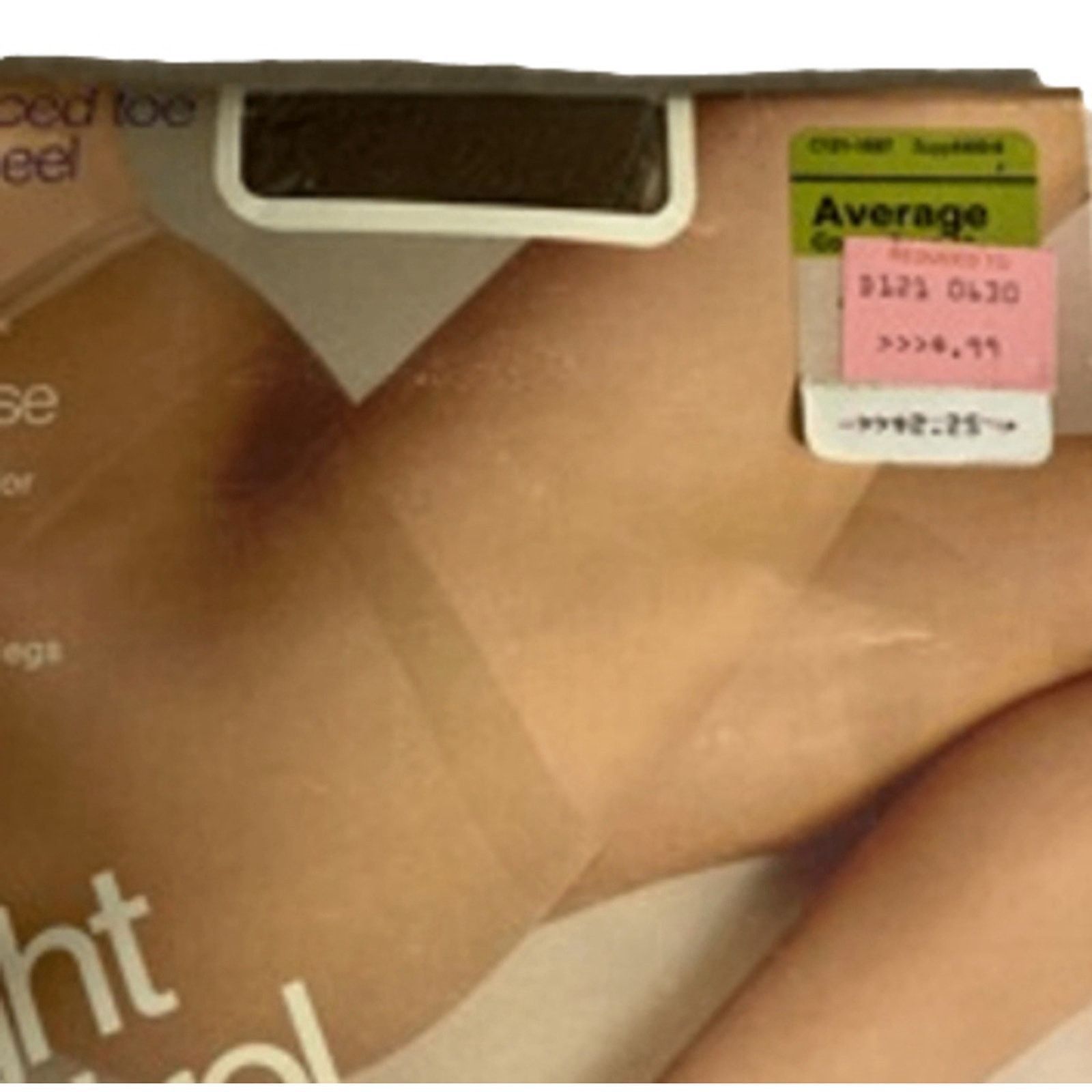 Other Vintage JCPenney Light Control Top Nude Sheer Pantyhose B Size ONE SIZE - 3 Thumbnail