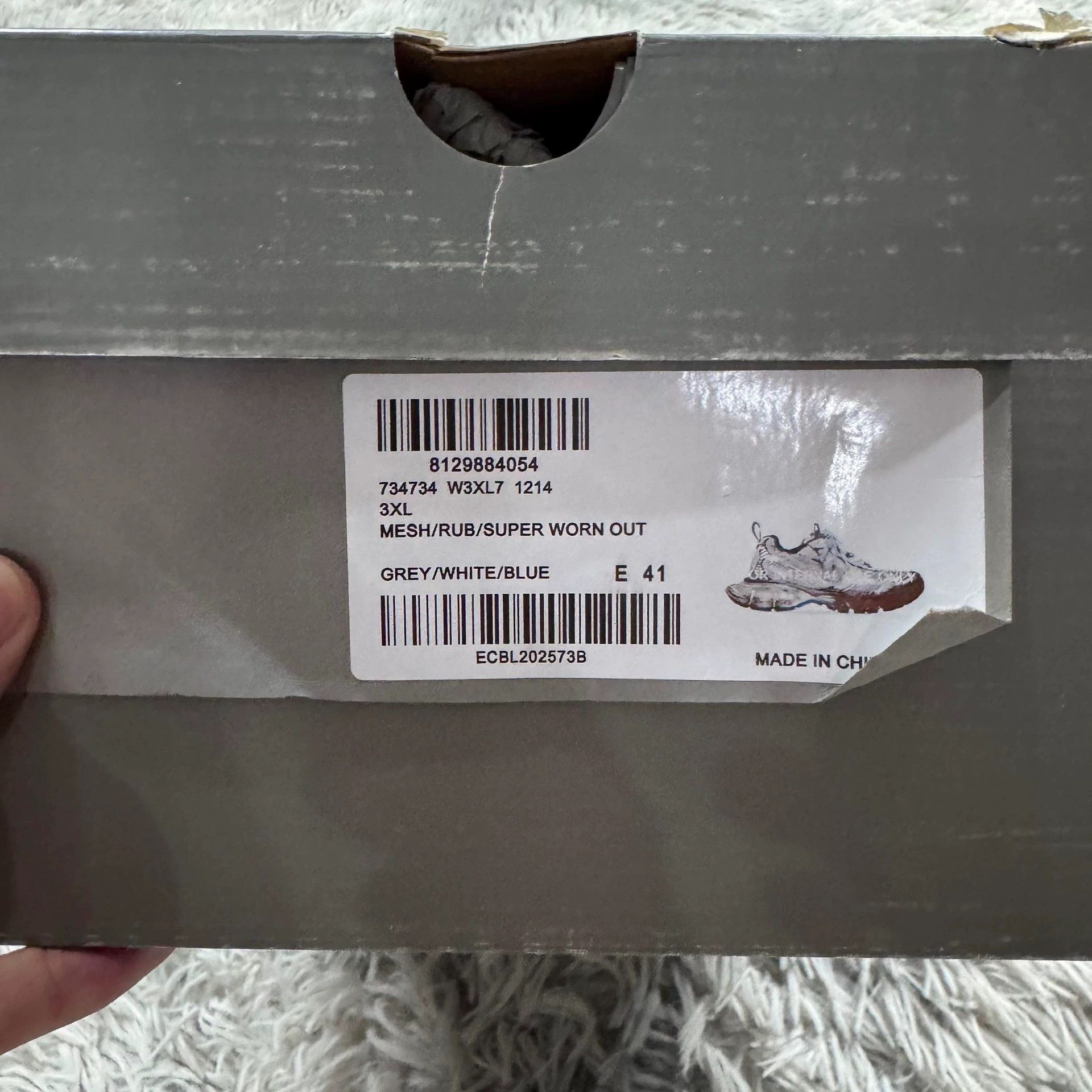 Balenciaga balenciaga vic limited edition blue sneakers Size US 9 / EU 42 - 7 Thumbnail
