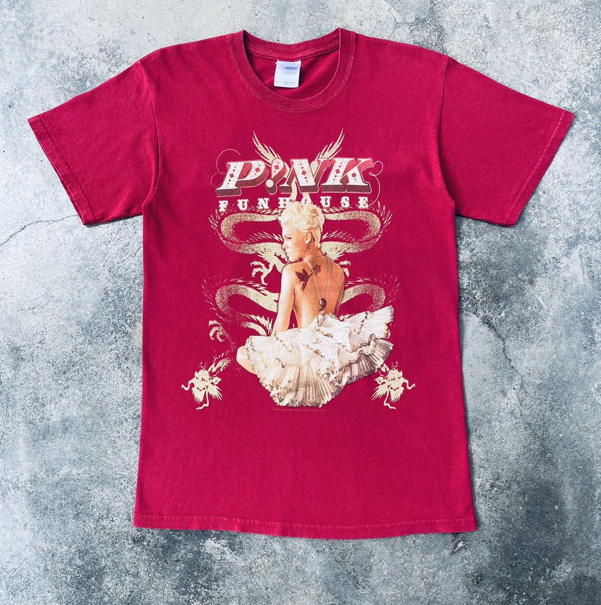 Band Tees Vintage Pink Funhouse Singer Band Tees Size US S / EU 44-46 / 1 - 1 Thumbnail