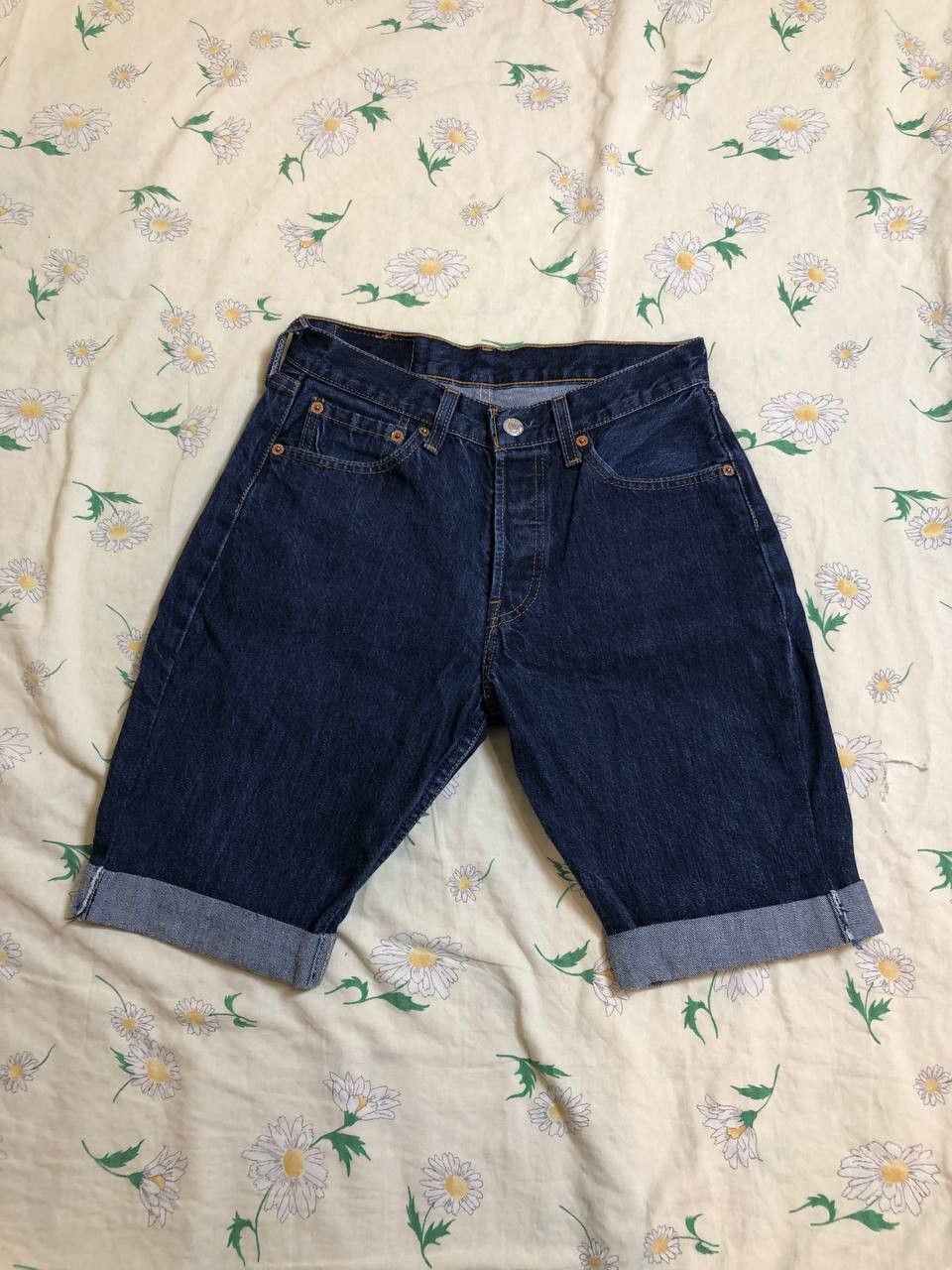 Levi's Levis denim jeans bermuda shorts 501 Size US 28 / EU 44 - 2 Thumbnail