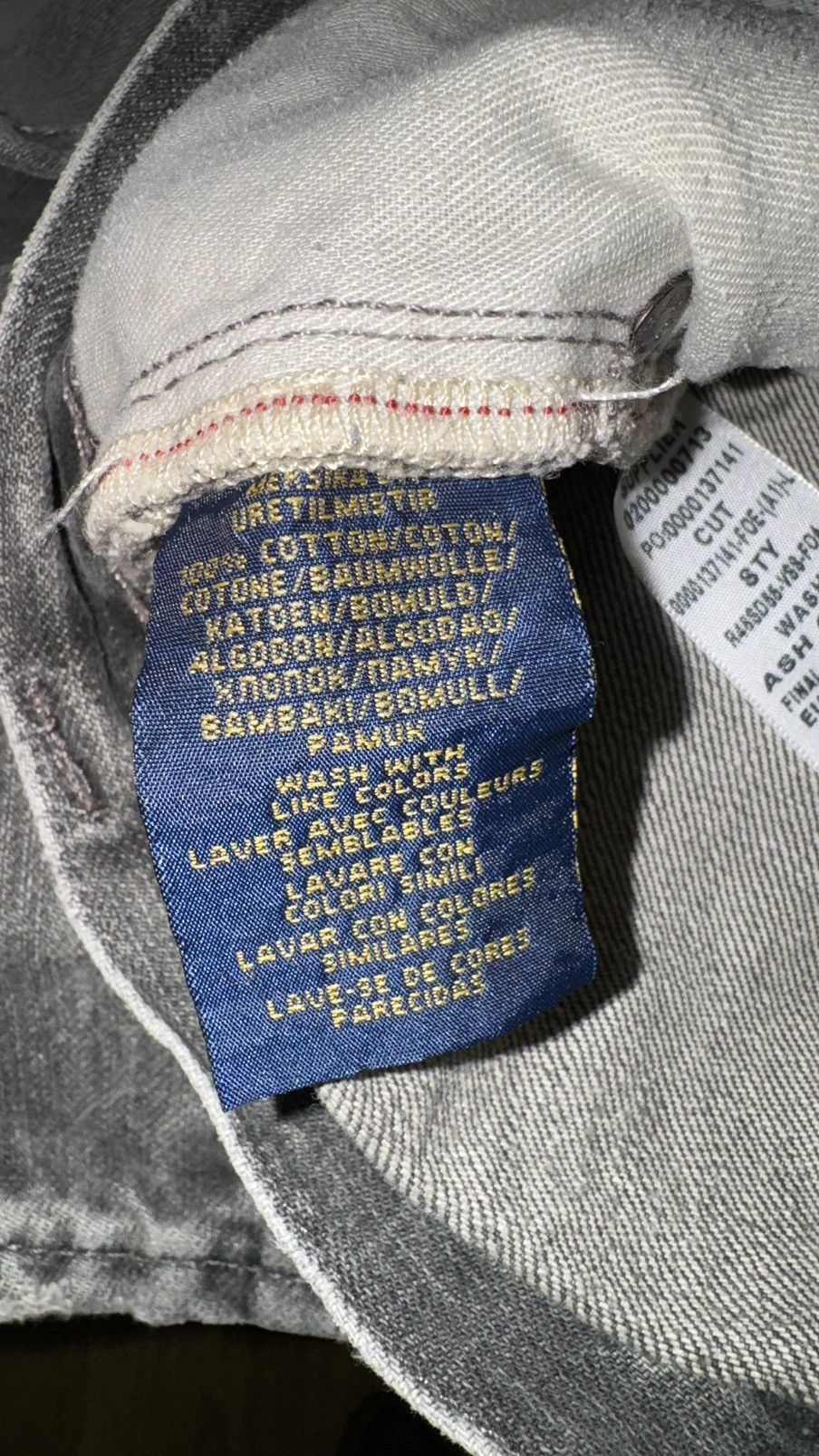Polo Ralph Lauren Polo Ralph Lauren gray jeans denim 36x34 rare vintage Size US 36 / EU 52 - 9 Thumbnail