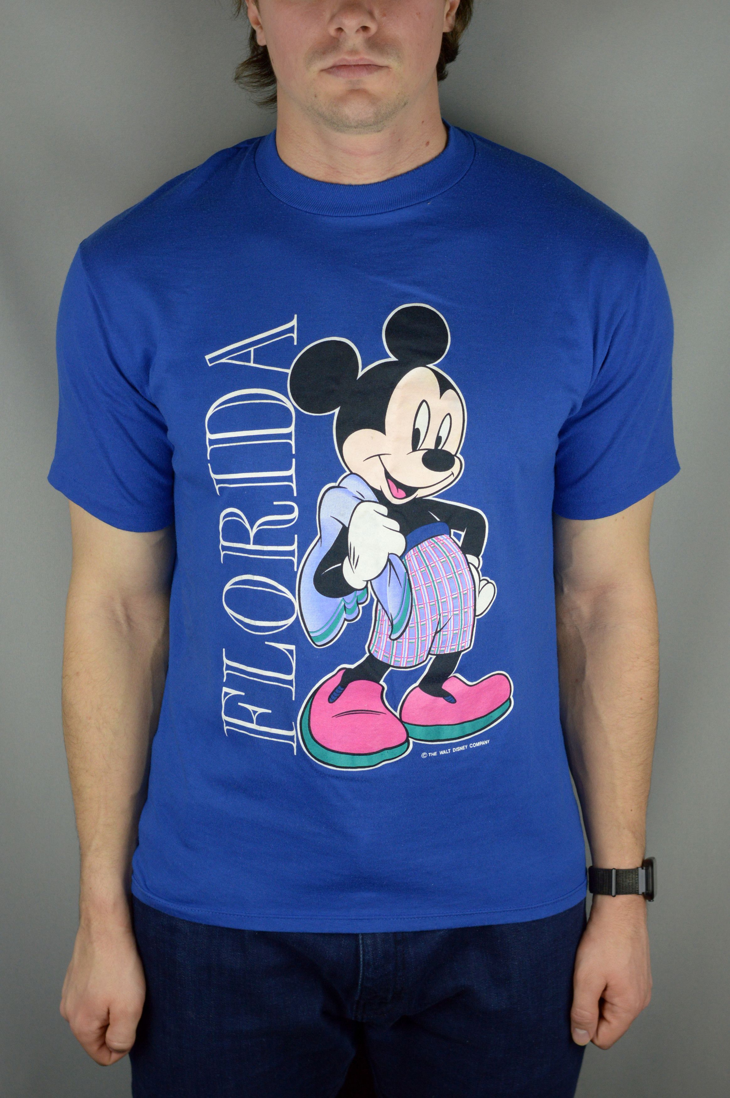 Vintage Vintage Mickey Mouse Florida t shirt Size US L / EU 52-54 / 3 - 1 Thumbnail