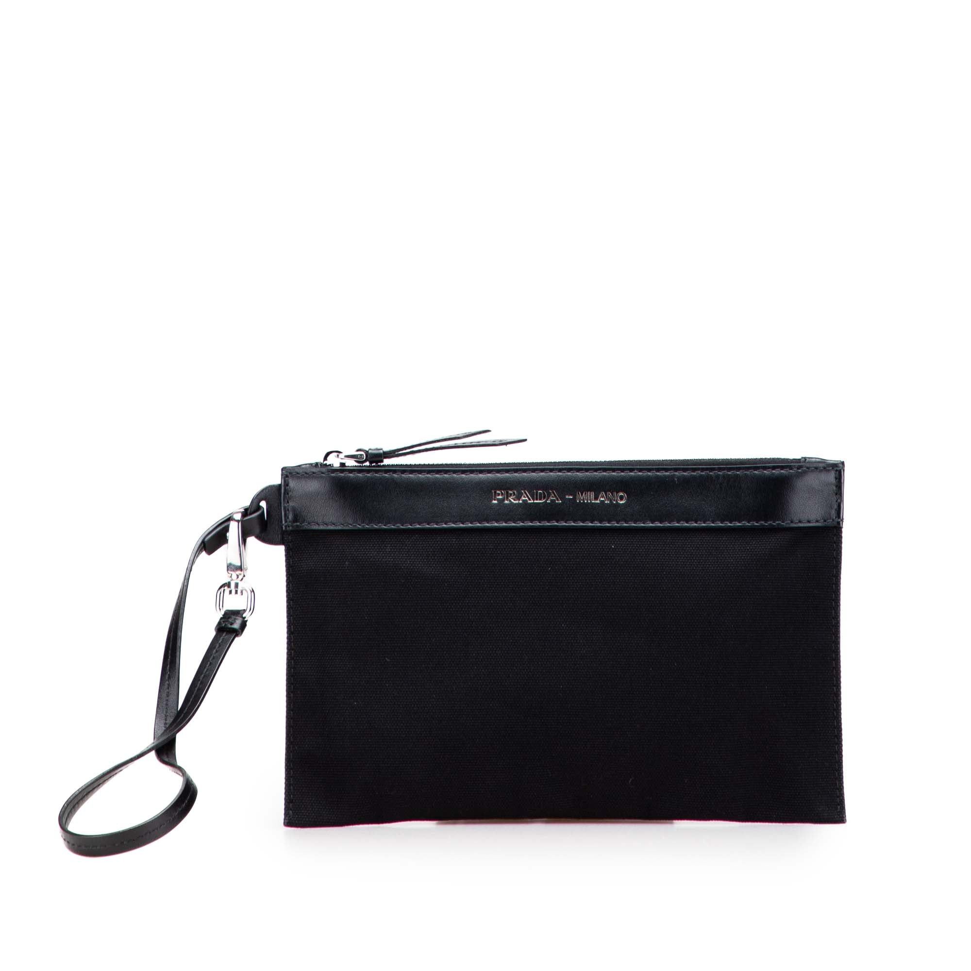 Prada Canvas Canapa Clutch Size ONE SIZE - 1 Thumbnail