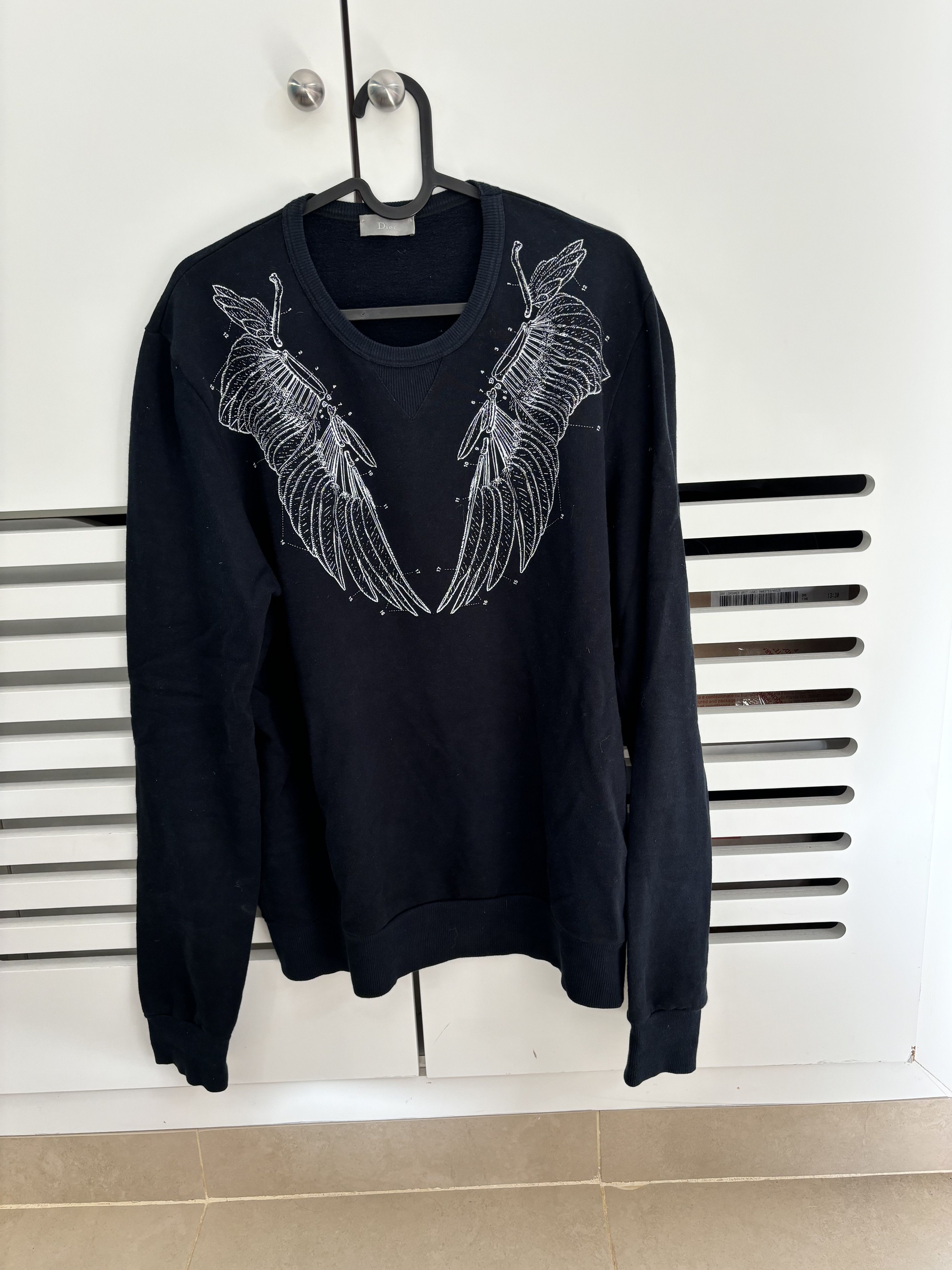 image of Dior Homme Fw07 “Inexorable Flight” Reference 7H3363320001 in Black, Men's (Size Medium)