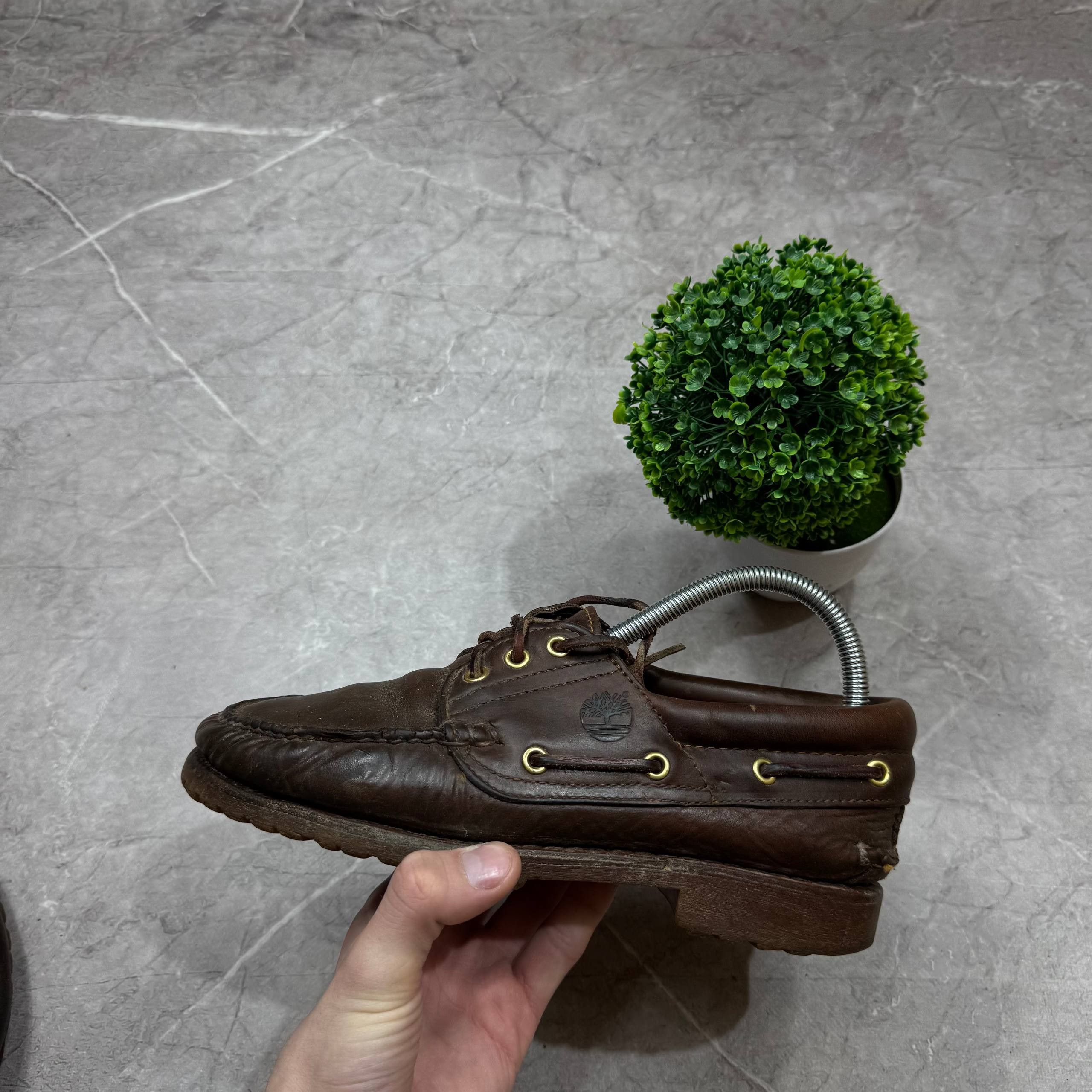 Timberland Vintage 90s Timberland Brown Leather Loafers Size 7W Size US 7 / EU 40 - 5 Thumbnail