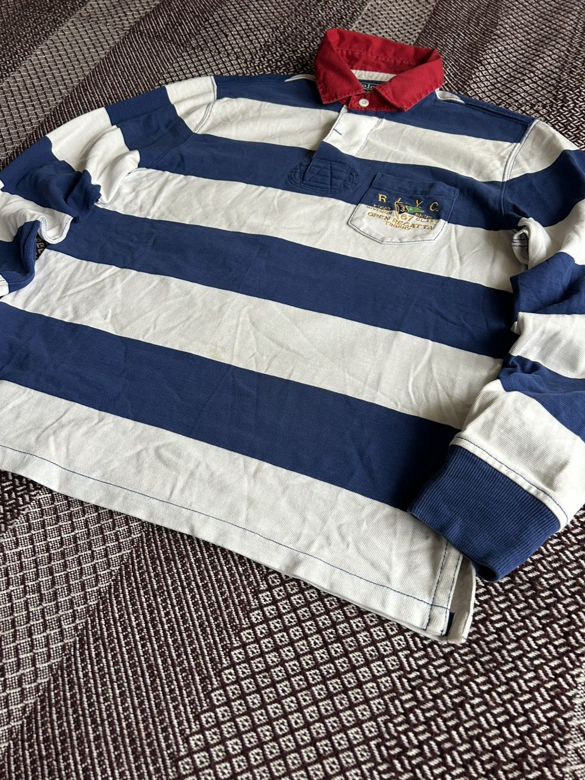 Polo Ralph Lauren Vintage Polo Ralph Lauren Custom Fit Long Sleeve Rare Size S Size US S / EU 44-46 / 1 - 5 Thumbnail