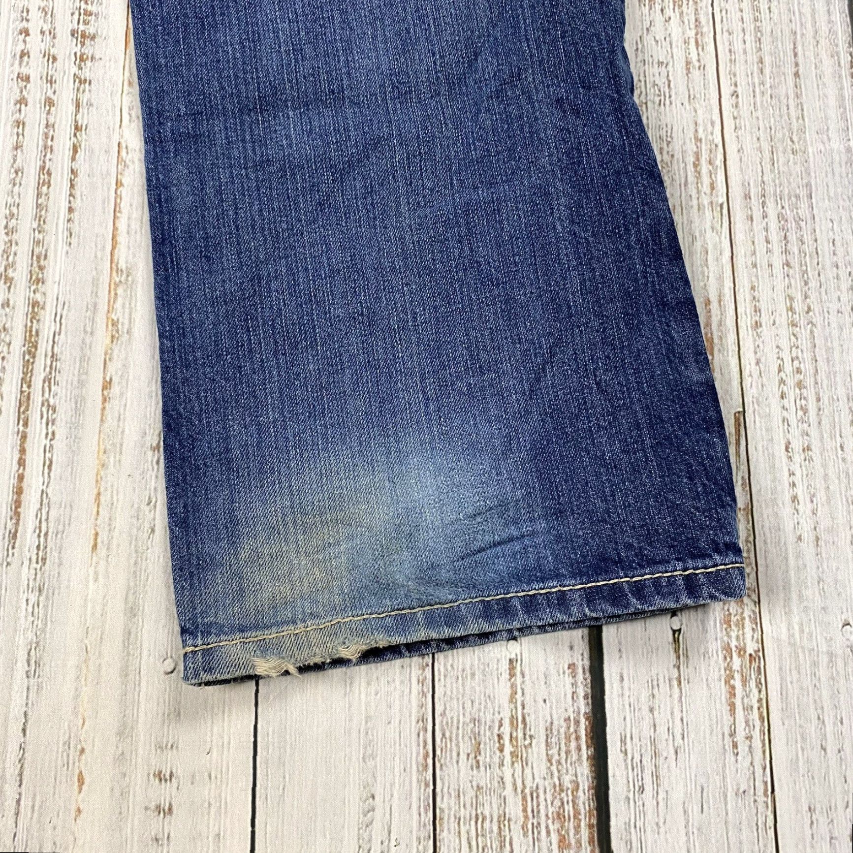 Ariat ARIAT M4 BACKLASH Low Rise Boot Cut Jeans Denim Western 38x34 Mens Blue Dark Wash Size US 38 / EU 54 - 7 Thumbnail