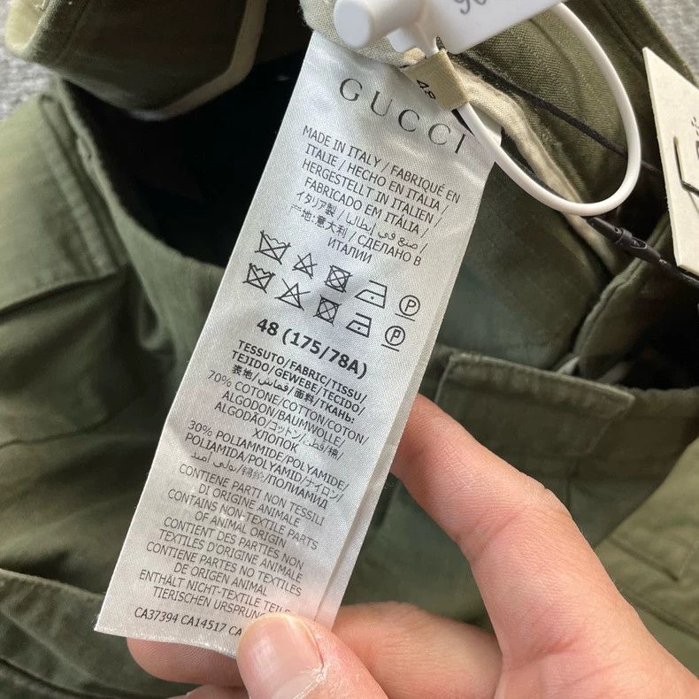 Gucci Gucci The North Face co-branded army green pocket shorts 25 Size US 32 / EU 48 - 6 Thumbnail
