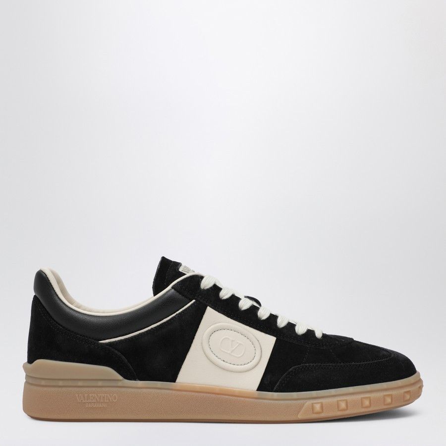 Valentino o1d2blof1025 Low-Top Sneakers in Black/Ivory Size US 8 / EU 41 - 1 Thumbnail