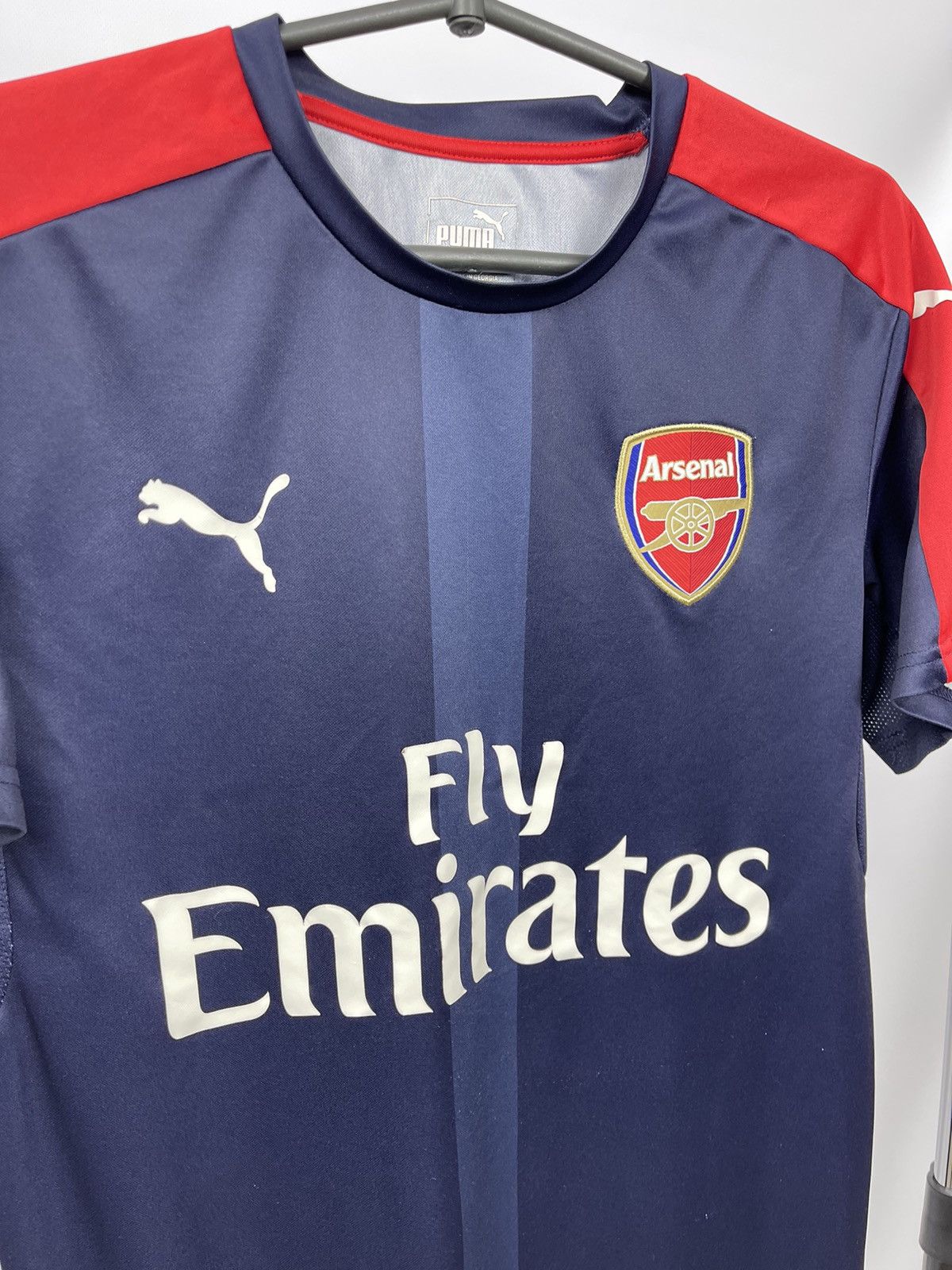 Puma Arsenal Soccer Jersey Men Size M Blue 2016 17 Training Size US M / EU 48-50 / 2 - 3 Thumbnail