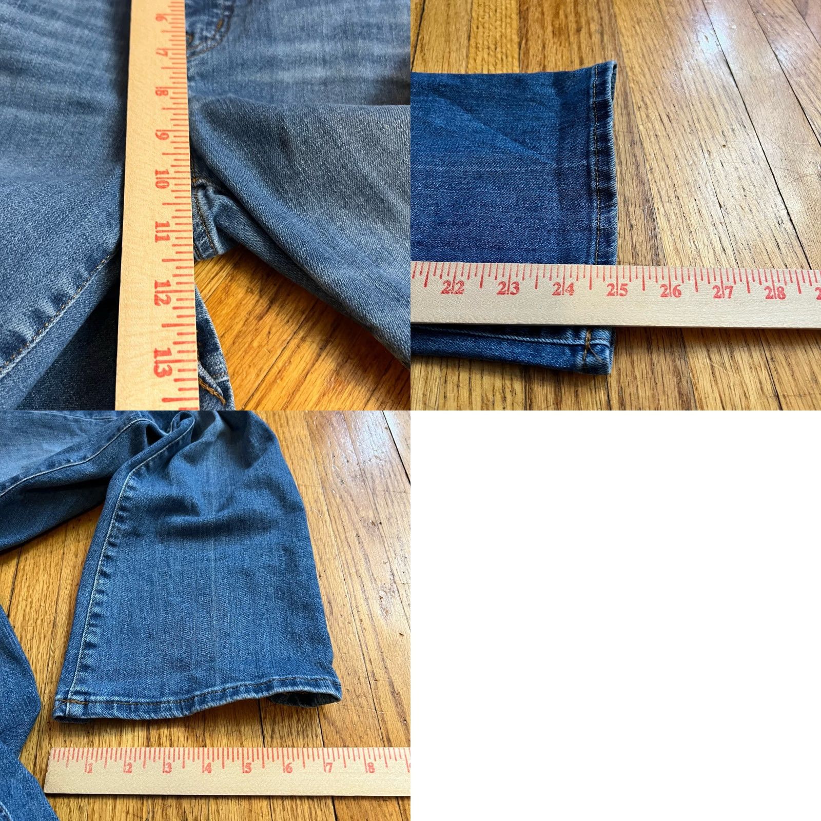 Madewell Madewell Jeans Womens 27 Blue Cali Demi Boot Stretch Pockets Crop Jeans 27 Womens Blue Cropped Size 27" / US 4 / IT 40 - 8 Thumbnail