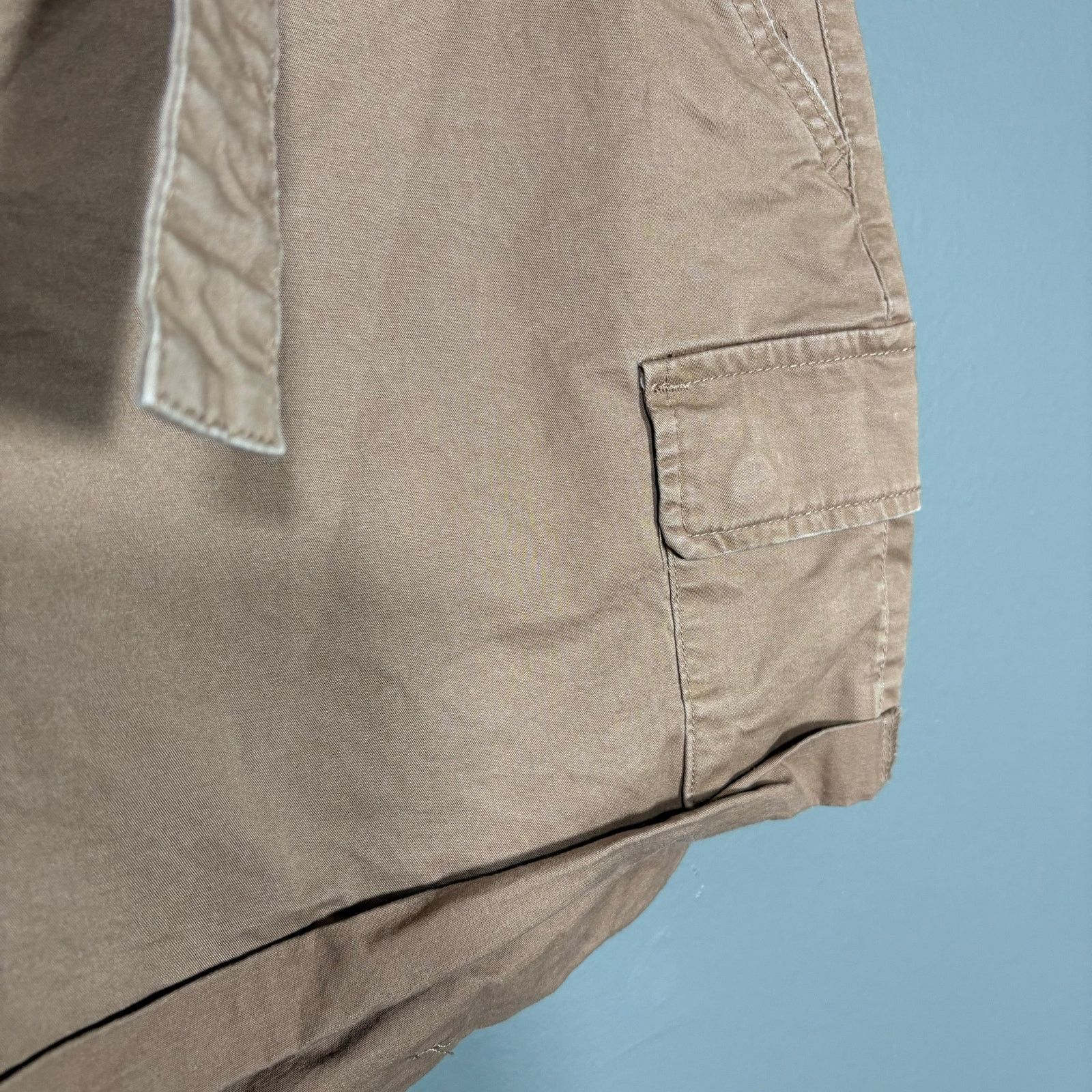Other Time & Tru Brown Utility Gorpcore Cargo Mid Rise Shorts - 16 Size 38" / US 16 / IT 52 - 3 Thumbnail