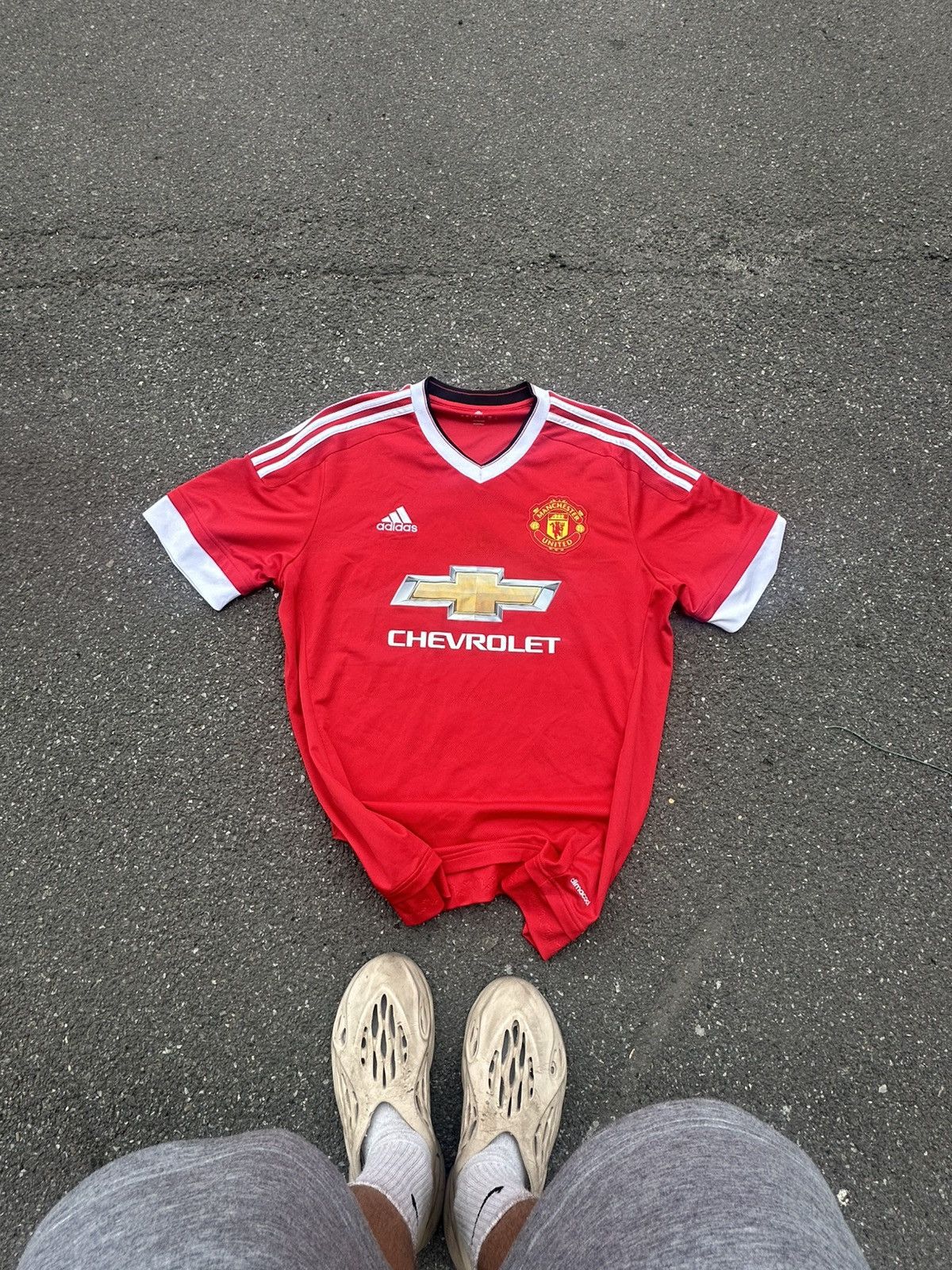Adidas Adidas Manchester United 2015 Soccer Jersey Size US L / EU 52-54 / 3 - 1 Thumbnail