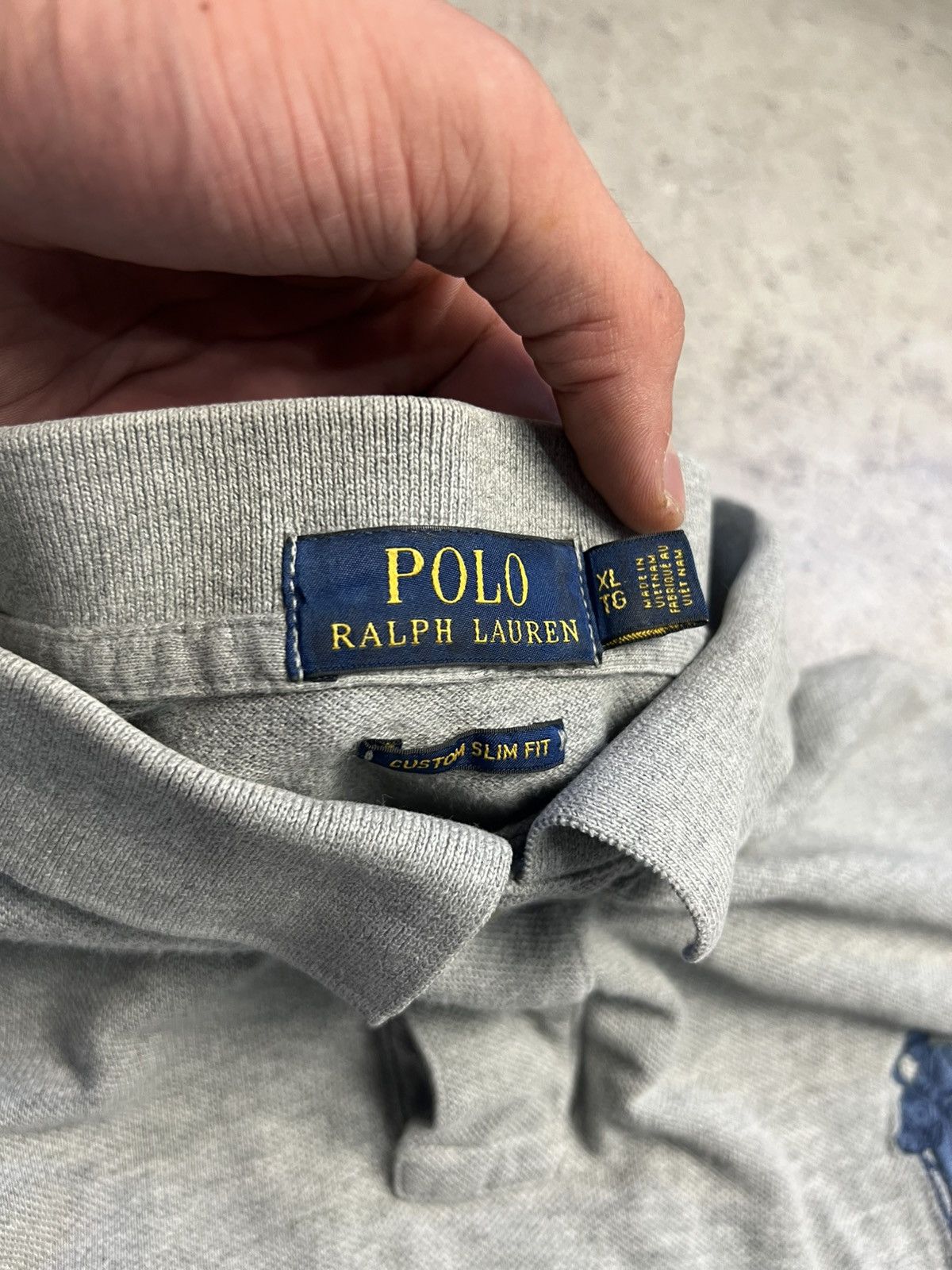 Polo Ralph Lauren Vintage Polo Ralph Lauren Black Polo Number 3 cheef keef Size US XL / EU 56 / 4 - 7 Thumbnail