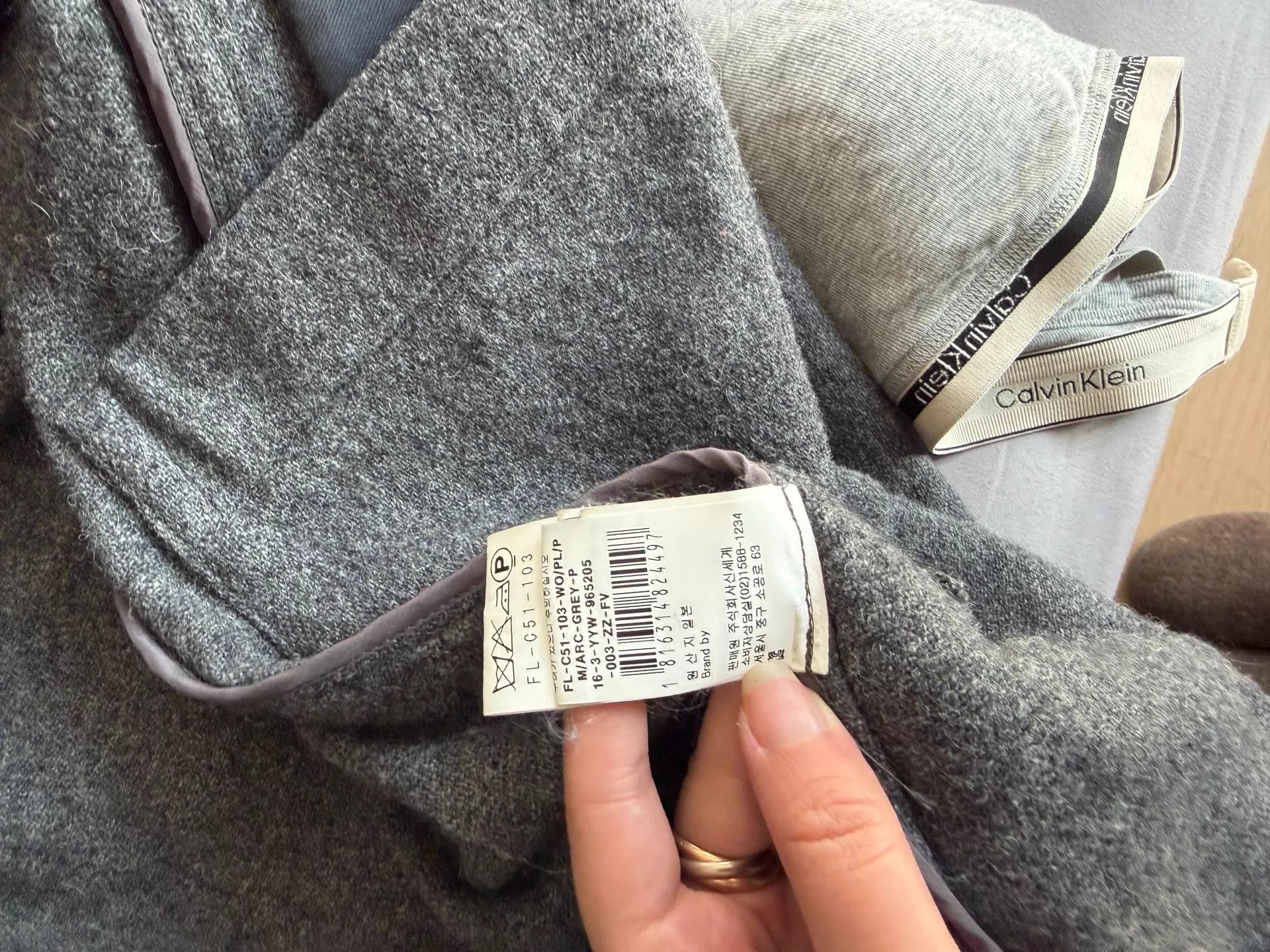 Yohji Yamamoto Yohji Yamamoto Yohji Reg Gray Wool Hooded Sz 2 Unisex Size US M / EU 48-50 / 2 - 7 Thumbnail
