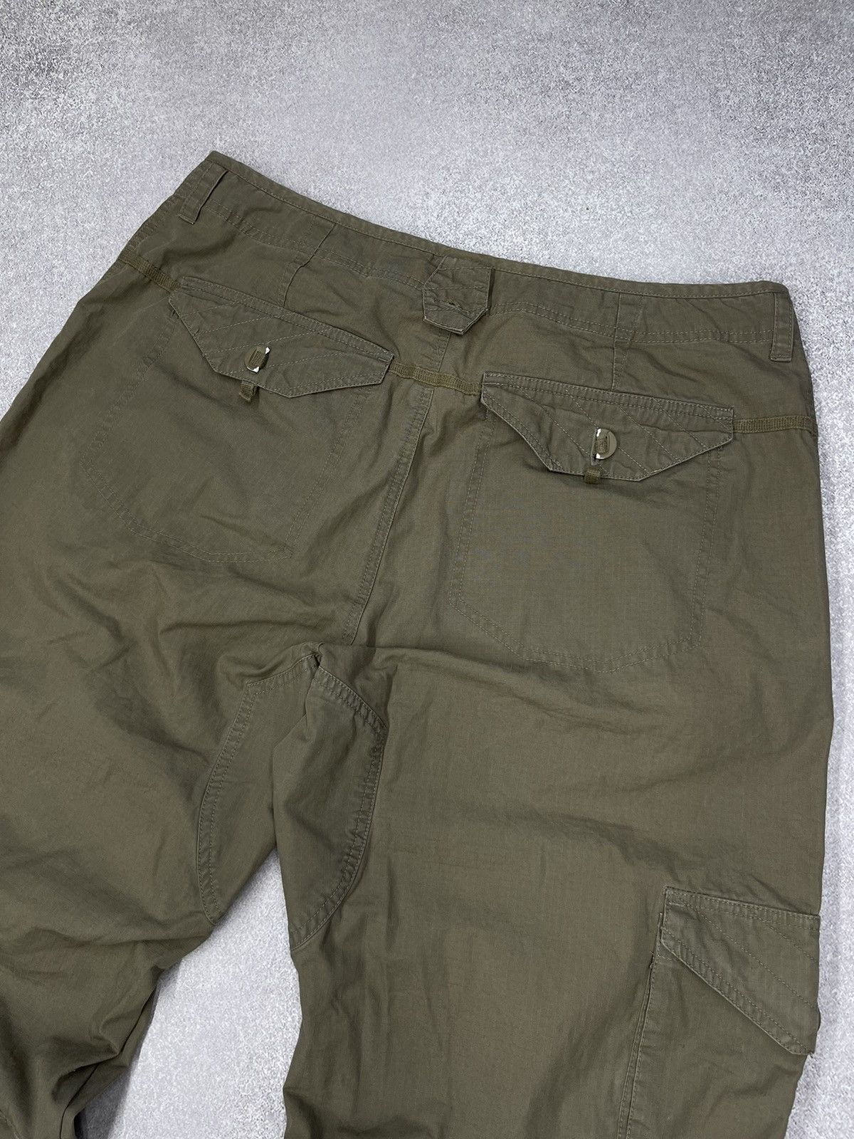 Vintage Nike Cargo Pants Grey Y2K Drill ACG Nylon TN
