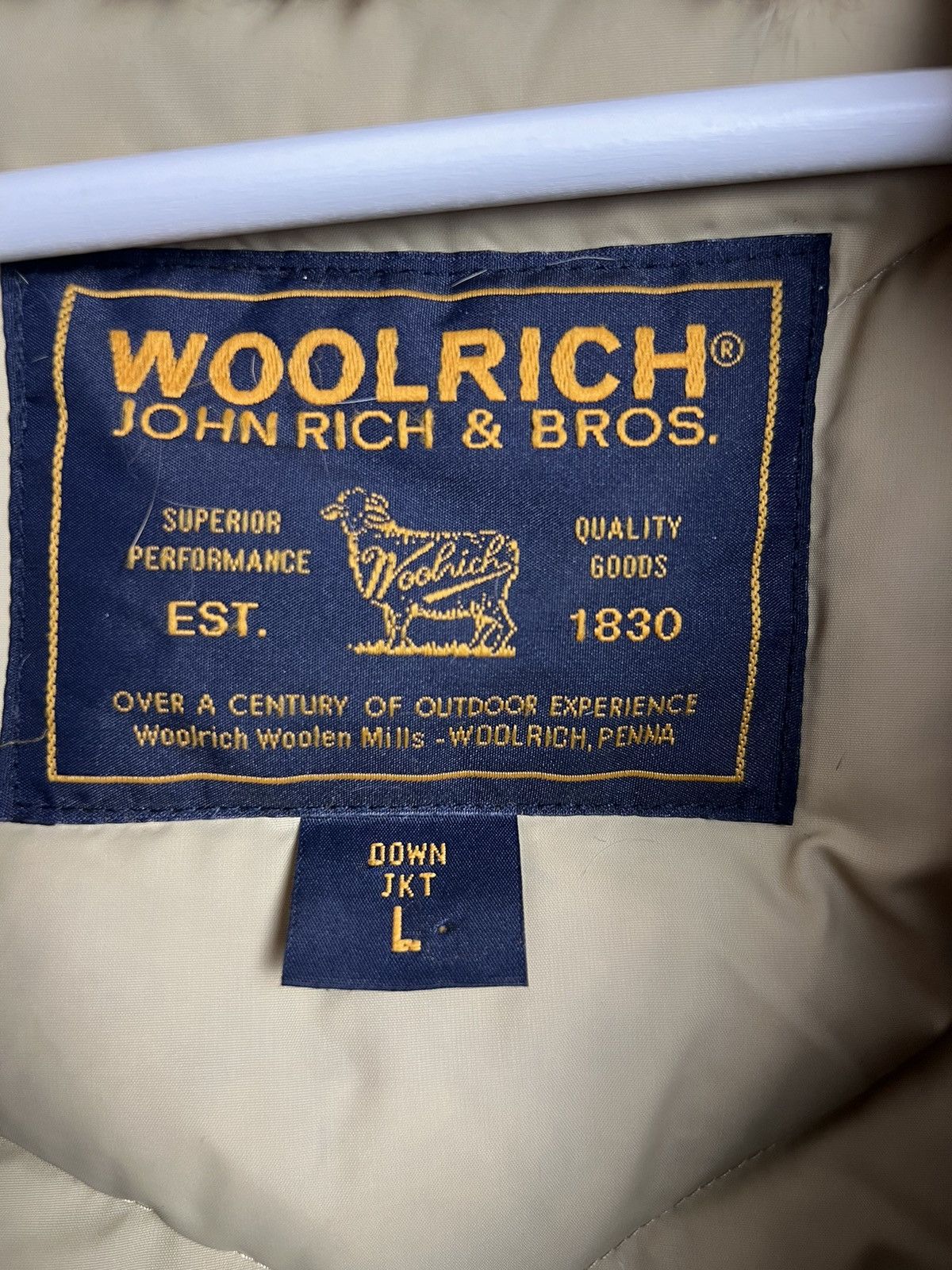 Designer × Woolrich Woolen Mills Woolrich down puffer parka jacket L designer casual winter Size L / US 10 / IT 46 - 5 Thumbnail