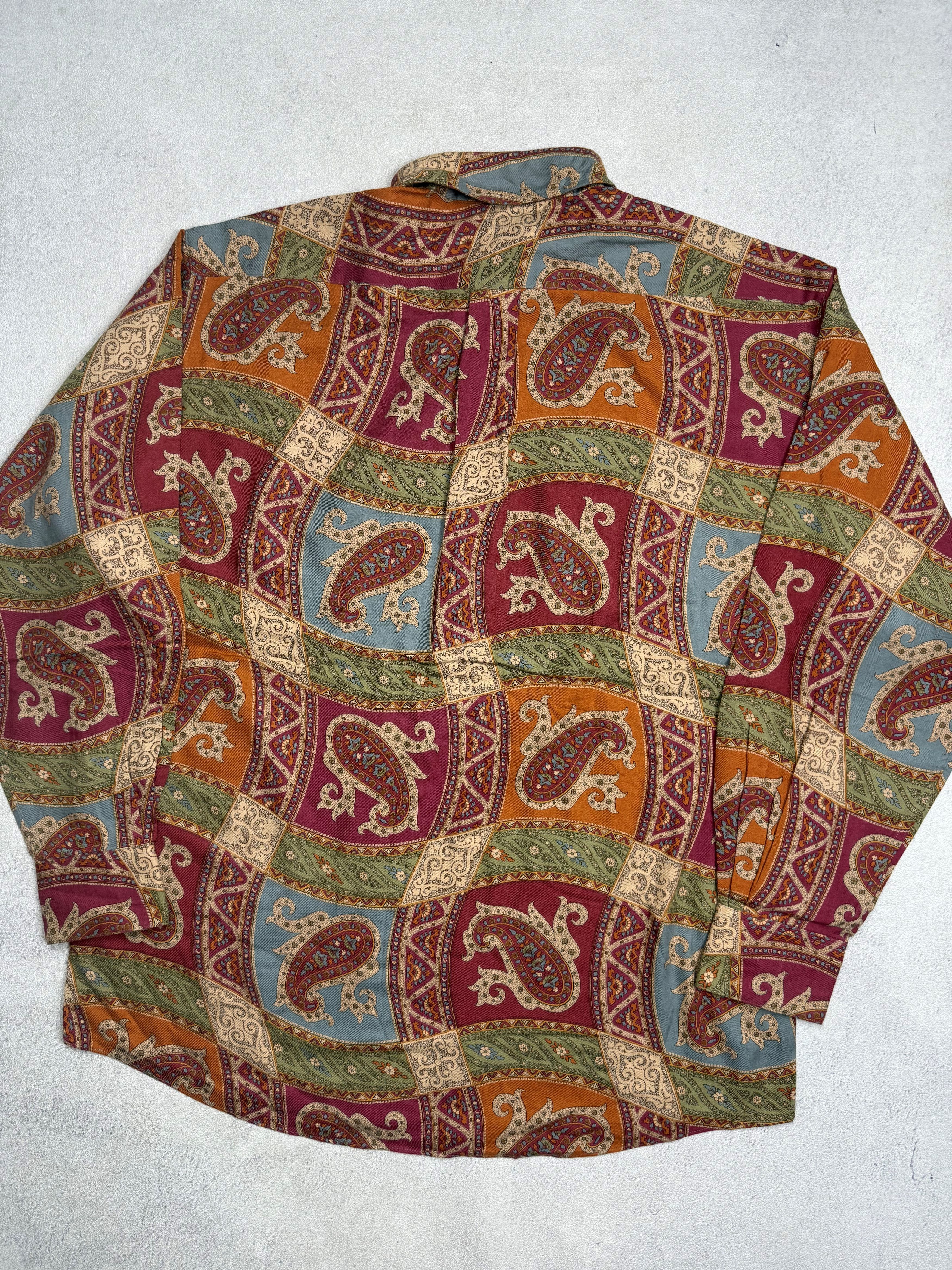 Kenzo Vintage 90s Kenzo Assymetric Shirt Size US L / EU 52-54 / 3 - 6 Thumbnail