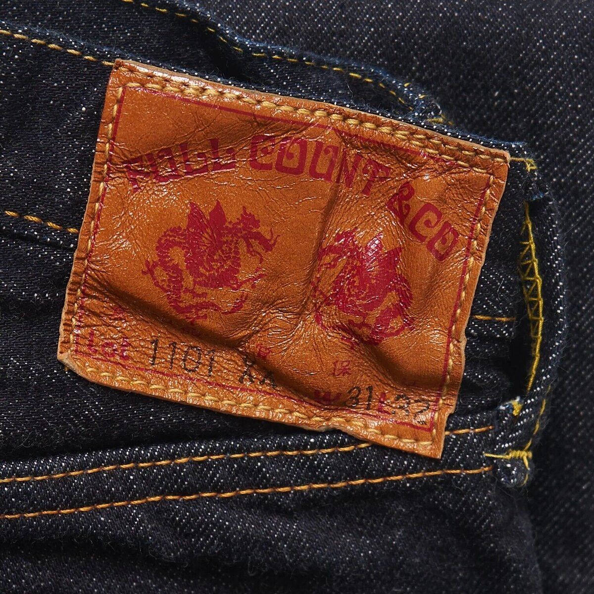 Full Count & Co. Full Count 1101XX Straight 15.5oz Japanese Selvedge Denim Size US 29 - 5 Thumbnail