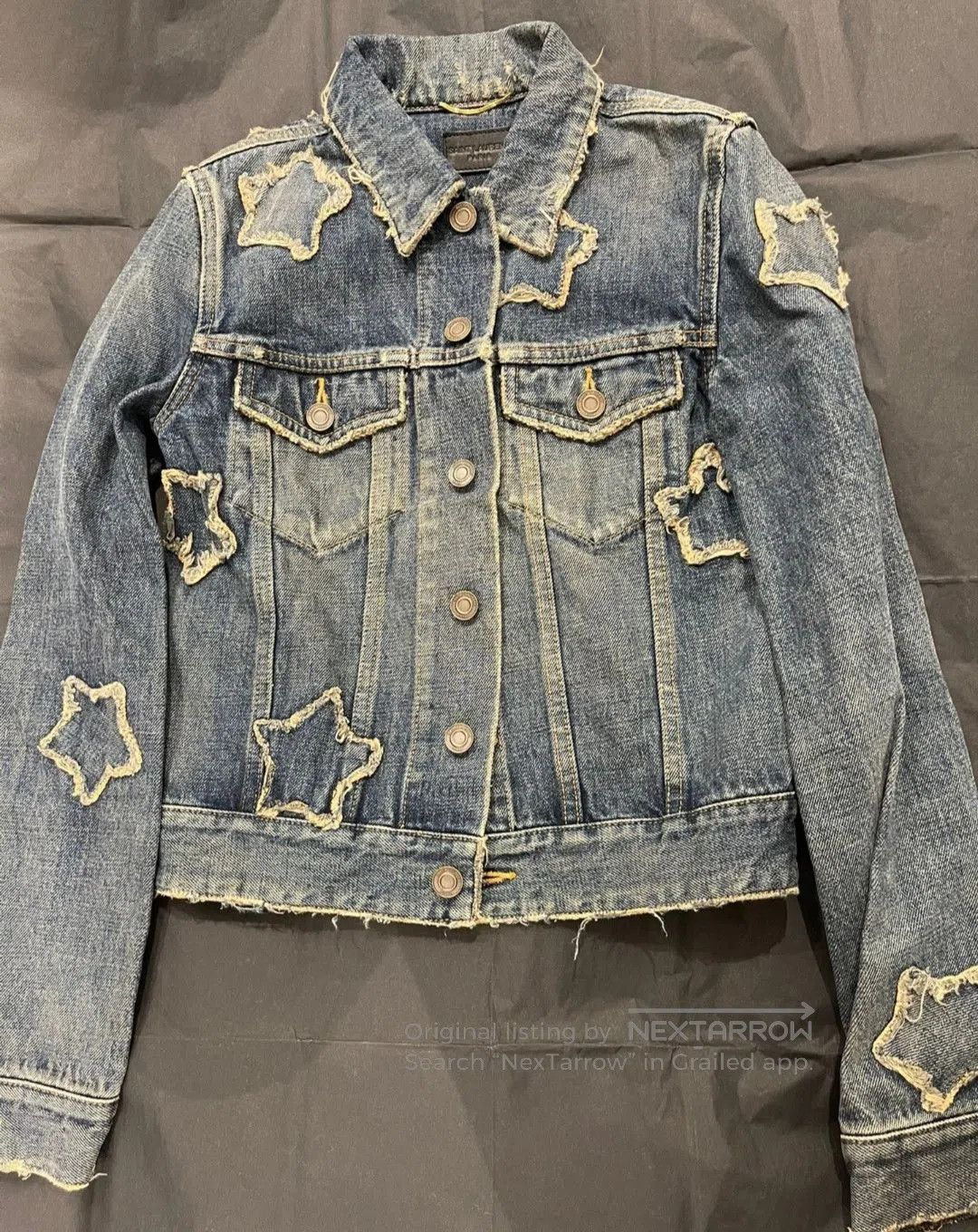 Saint Laurent Paris saint laurent Star denim jacket. Size S / US 4 / IT 40 - 1 Thumbnail
