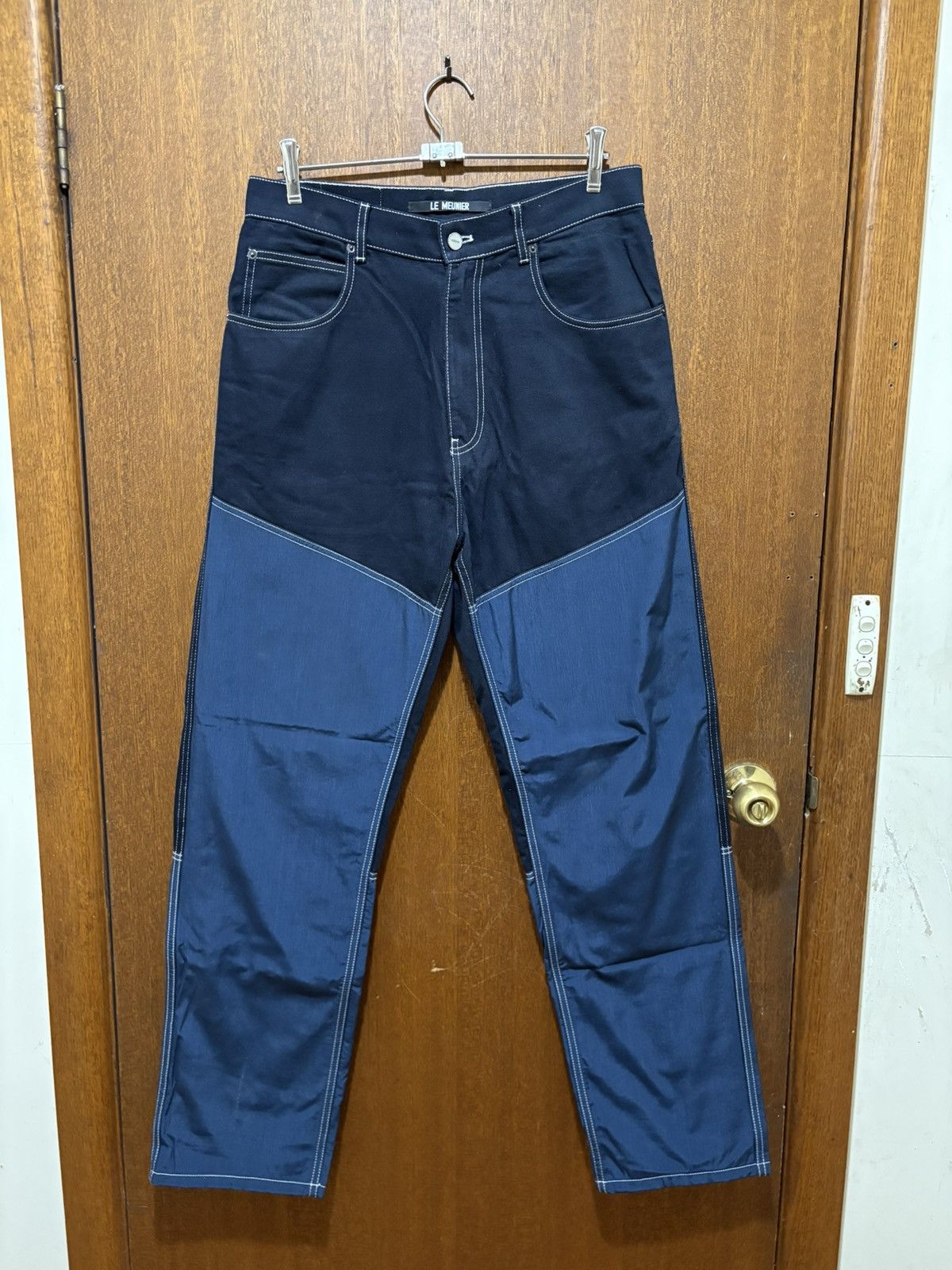 Jacquemus Jacquemus Le Meunier Two Tone Black / Navy Jeans / Pants Size US 30 / EU 46 - 1 Thumbnail