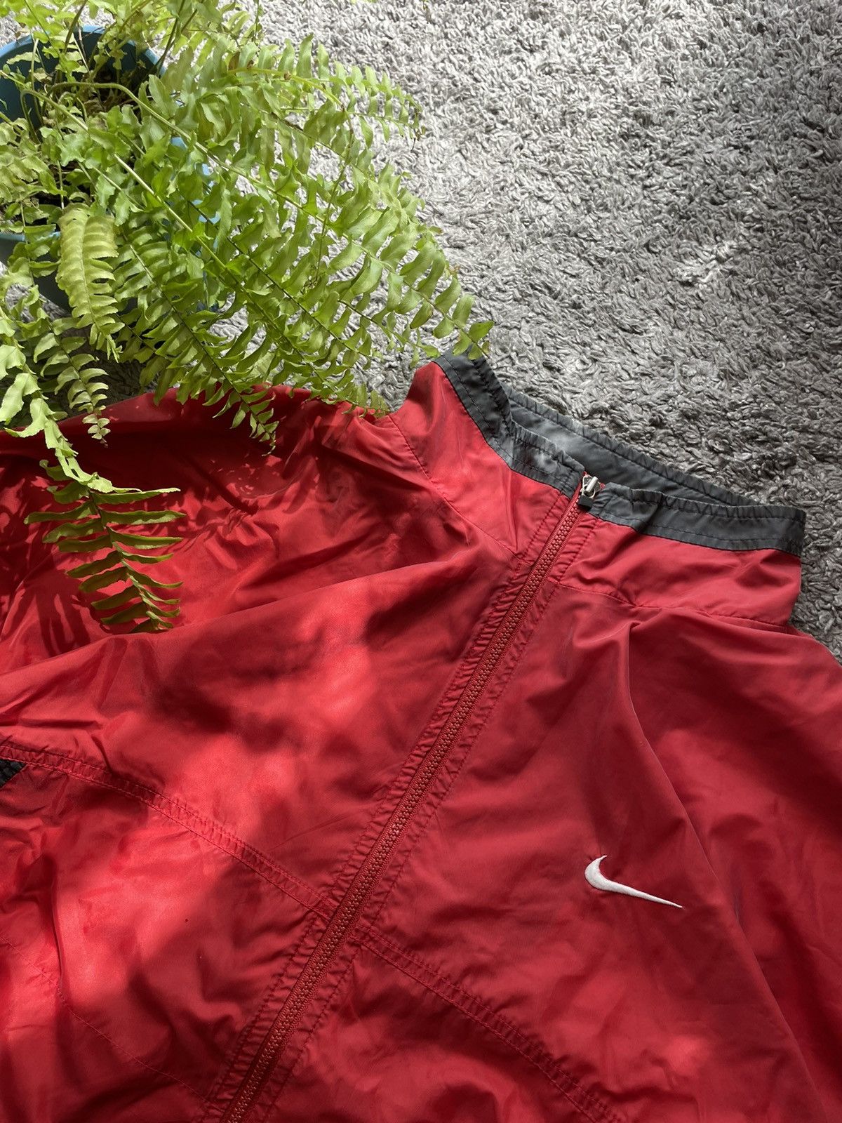 Nike × Vintage 90s Nike Vintage Jacket Streetwear Rare Big Logo Swoosh Size US XL / EU 56 / 4 - 17 Thumbnail