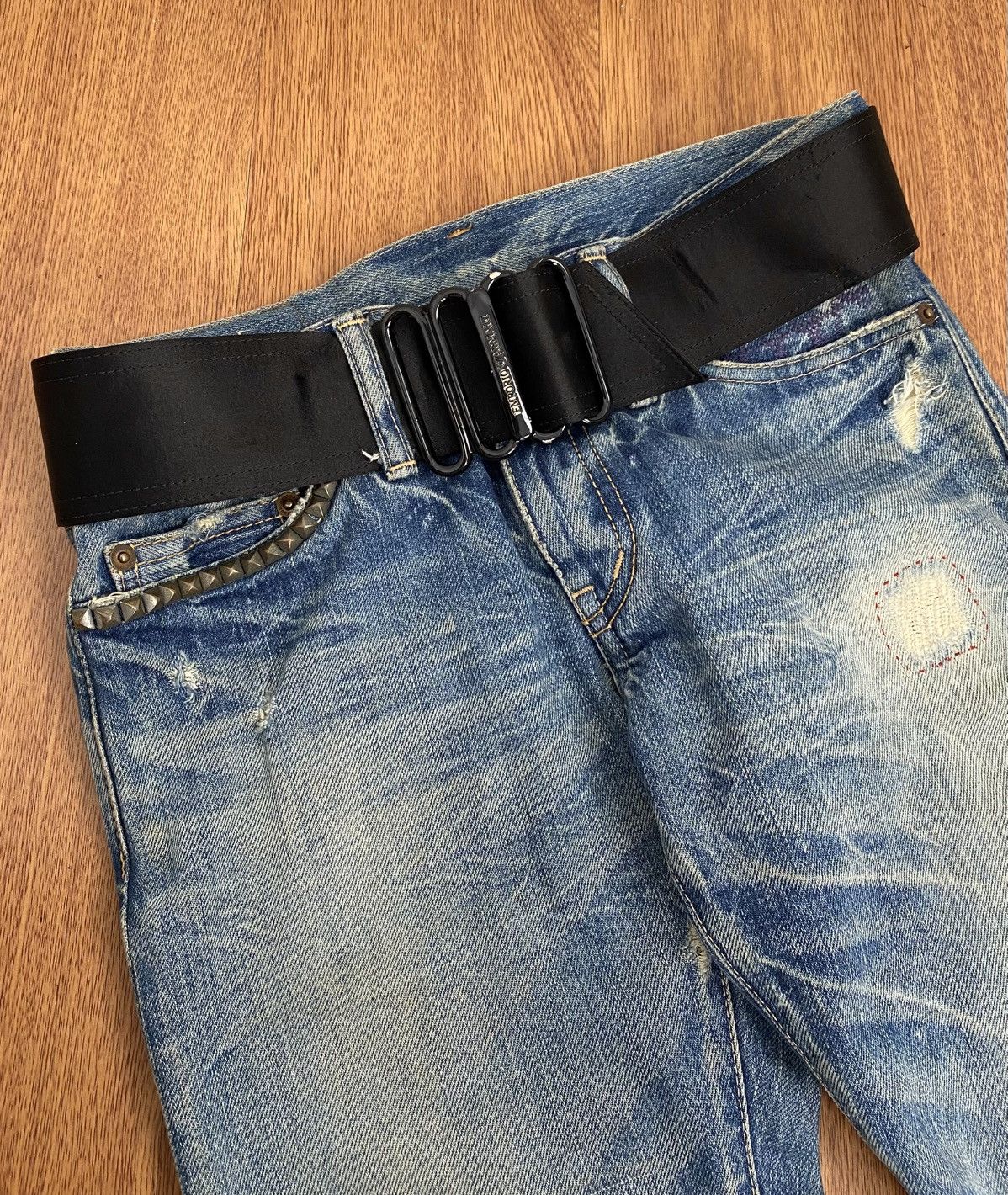Emporio Armani Emporio armani genuine leather belt Size ONE SIZE - 1 Thumbnail