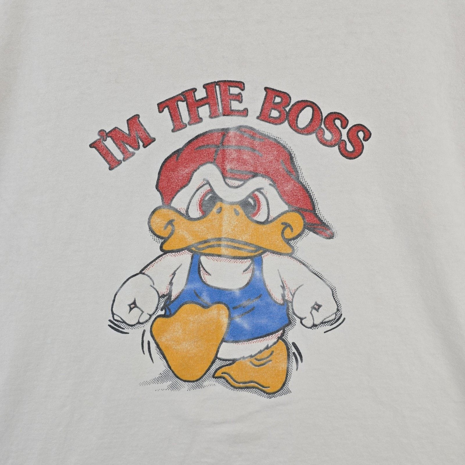 Anvil Vintage I'm The Boss Duck Shirt Mens XL Anvil 90s Grunge Size US XL / EU 56 / 4 - 3 Thumbnail