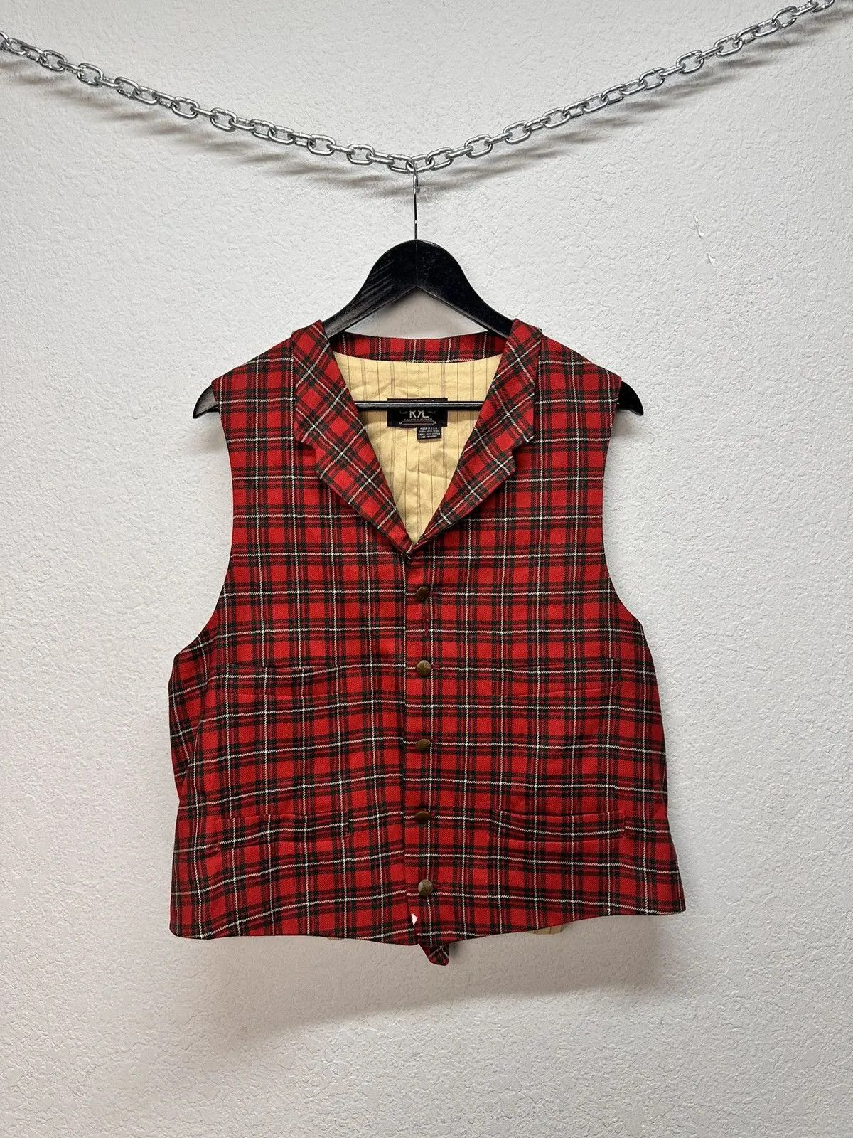Vintage Wool Double Ralph Lauren RRL Purple Label Y2K USA