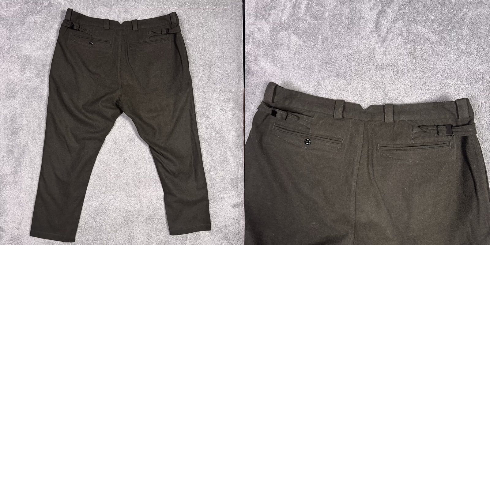 G-Star G-Star Raw Pants Mens 40x32 Varve Relaxed Chino Trousers Wool Cinchback Banished Size US 40 / EU 56 - 9 Thumbnail