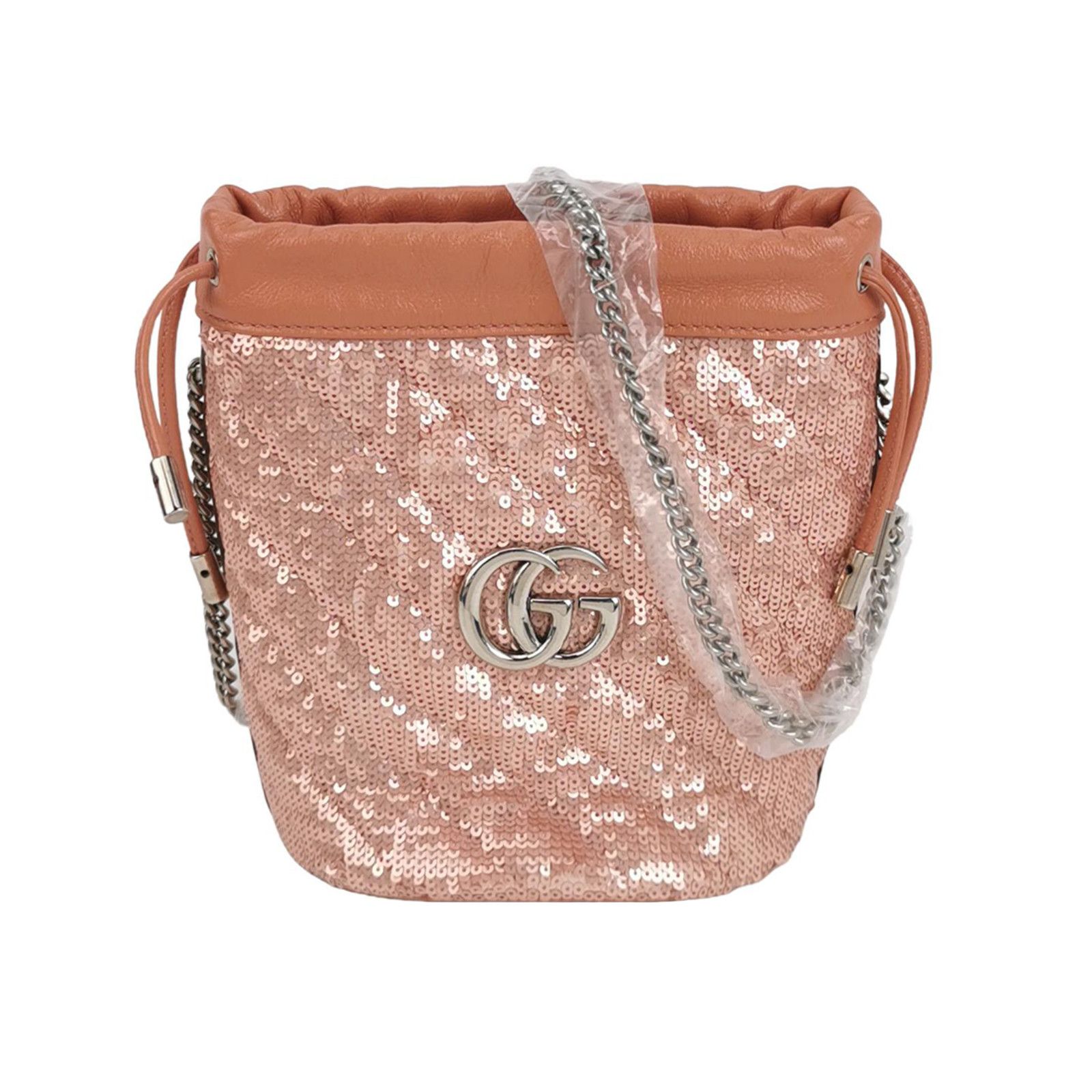 Gucci Gucci GG Marmont Sequin Bucket Bag Size ONE SIZE Size ONE SIZE - 1 Thumbnail