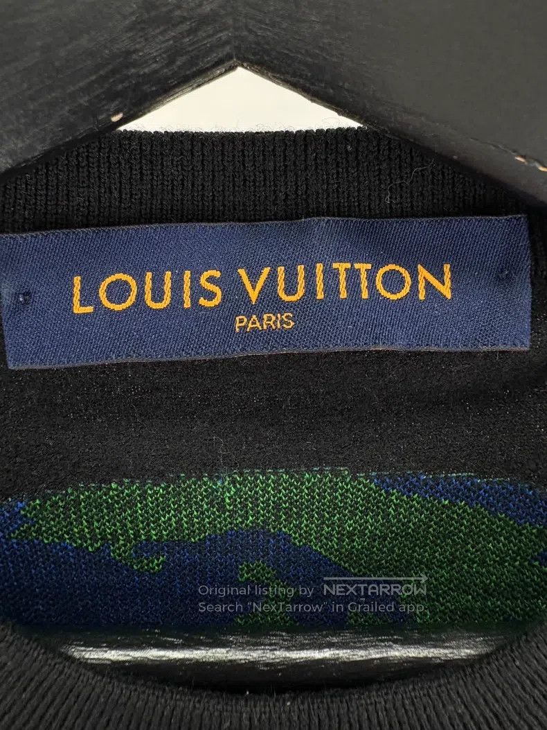 Louis Vuitton Louis Vuitton Piano earth logo knitted short sleeve Size US L / EU 52-54 / 3 - 7 Thumbnail
