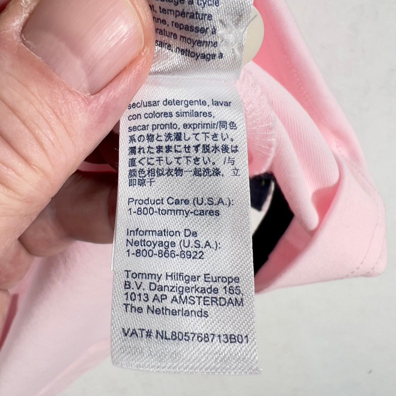 Tommy Hilfiger Tommy Hilfiger Henley Polo Shirt XL Custom Fit Pink Cotton Size US XL / EU 56 / 4 - 9 Thumbnail