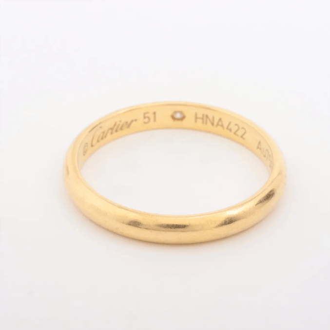 Cartier 1895 Diamond Wedding Ring Yellow Gold Size ONE SIZE - 2 Thumbnail