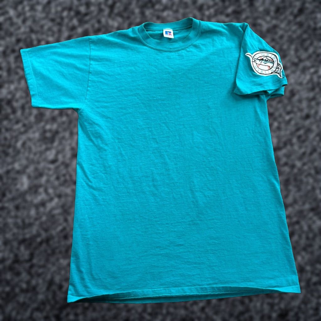 Russell Athletic VINTAGE Russell Athletic Shirt Mens L Green Blue Baseball Patch Short Sleeve Shirt MENS L Green Russell Athletic Shirt Size US L / EU 52-54 / 3 - 1 Thumbnail