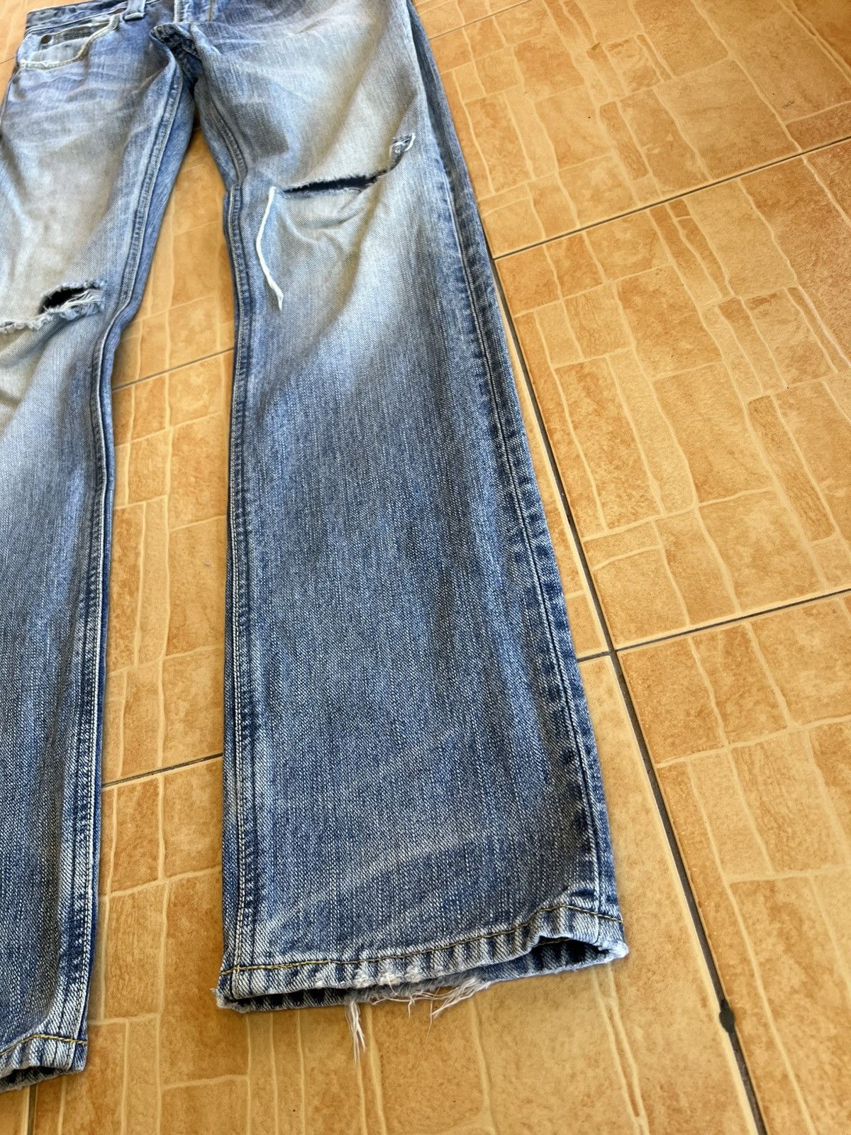 Lee Vintage Lee Riders Distress Jean Size US 29 - 8 Thumbnail