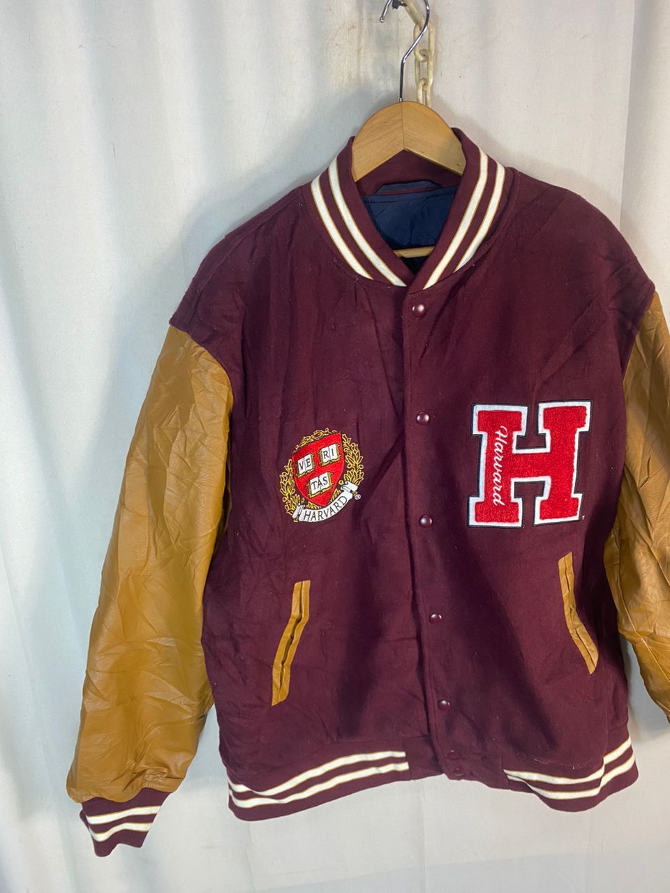 Other Harvard university embroidered logo varsity jacket Size US XL / EU 56 / 4 - 9 Thumbnail
