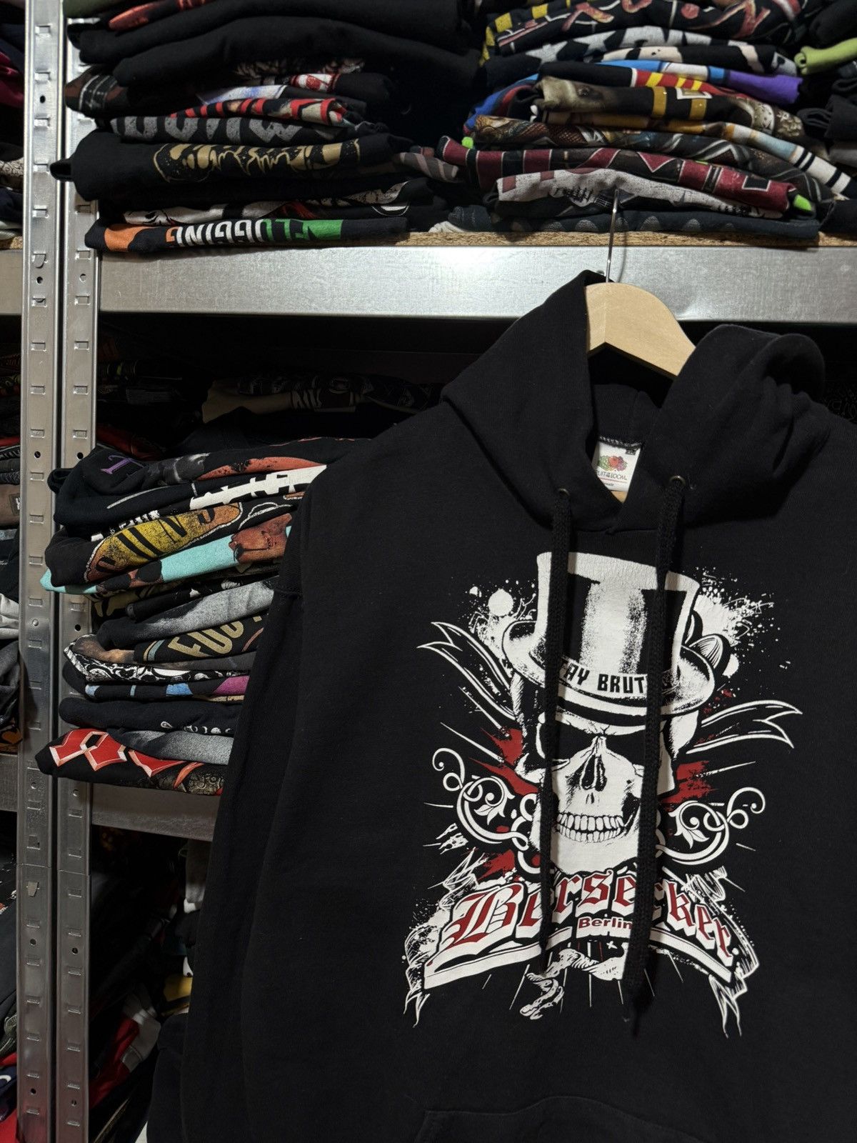 Band Tees Vintage 2000’s Berserker Berlin Band Rock Retro Hoodie Y2K Size US XL / EU 56 / 4 - 3 Thumbnail
